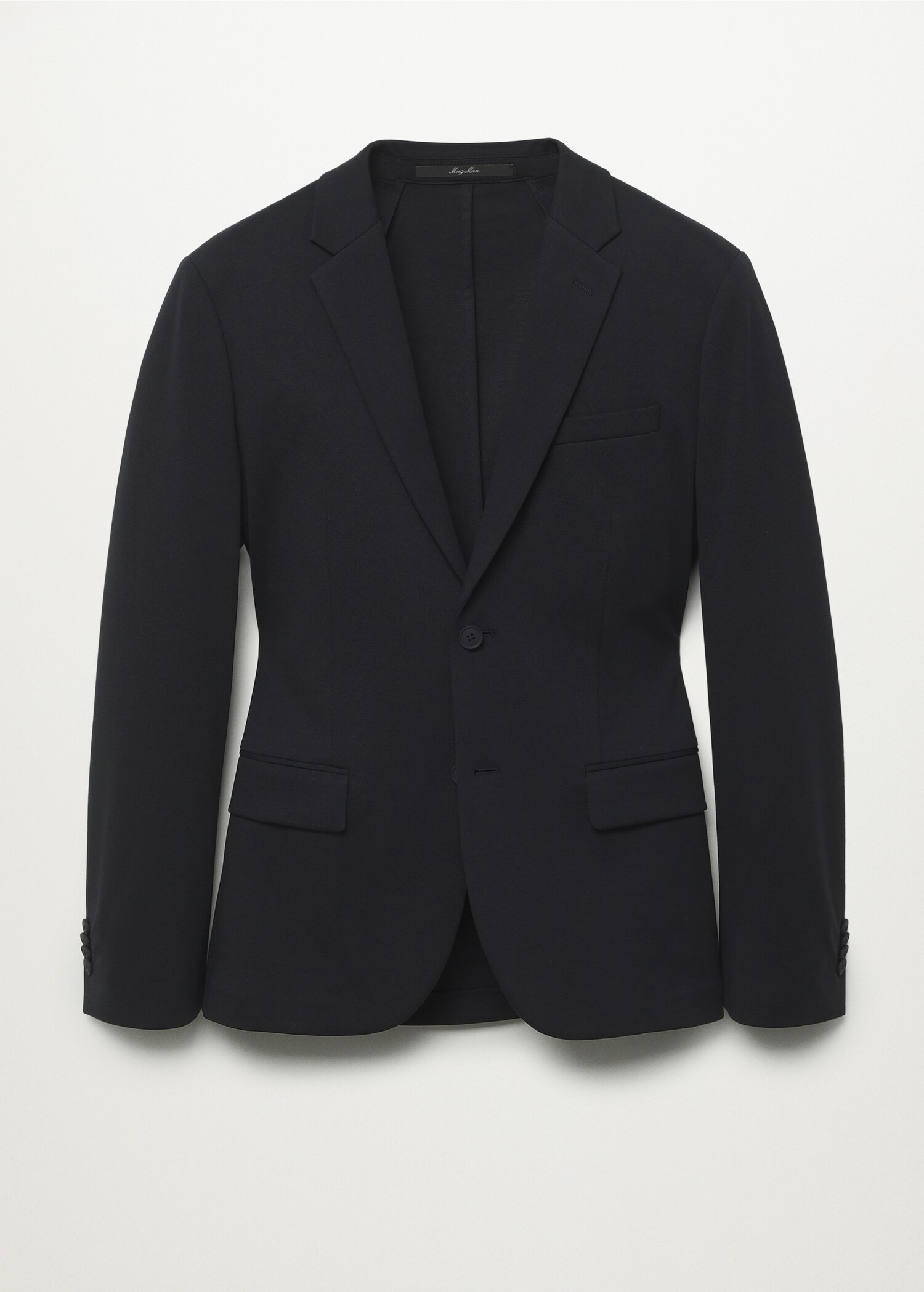 Slim-fit cotton suit jacket - Article without model