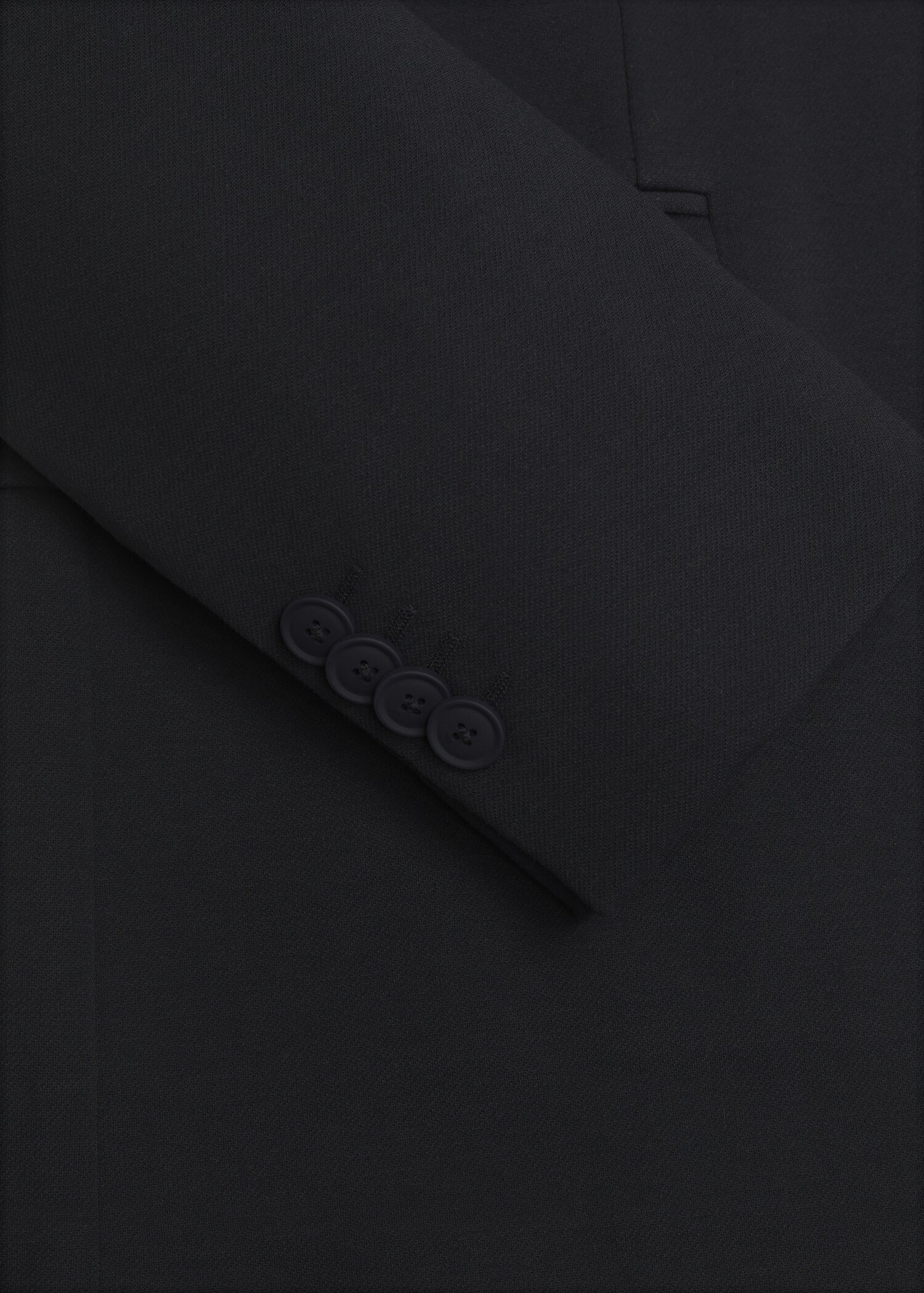 Slim-fit cotton suit jacket - Details of the article 7