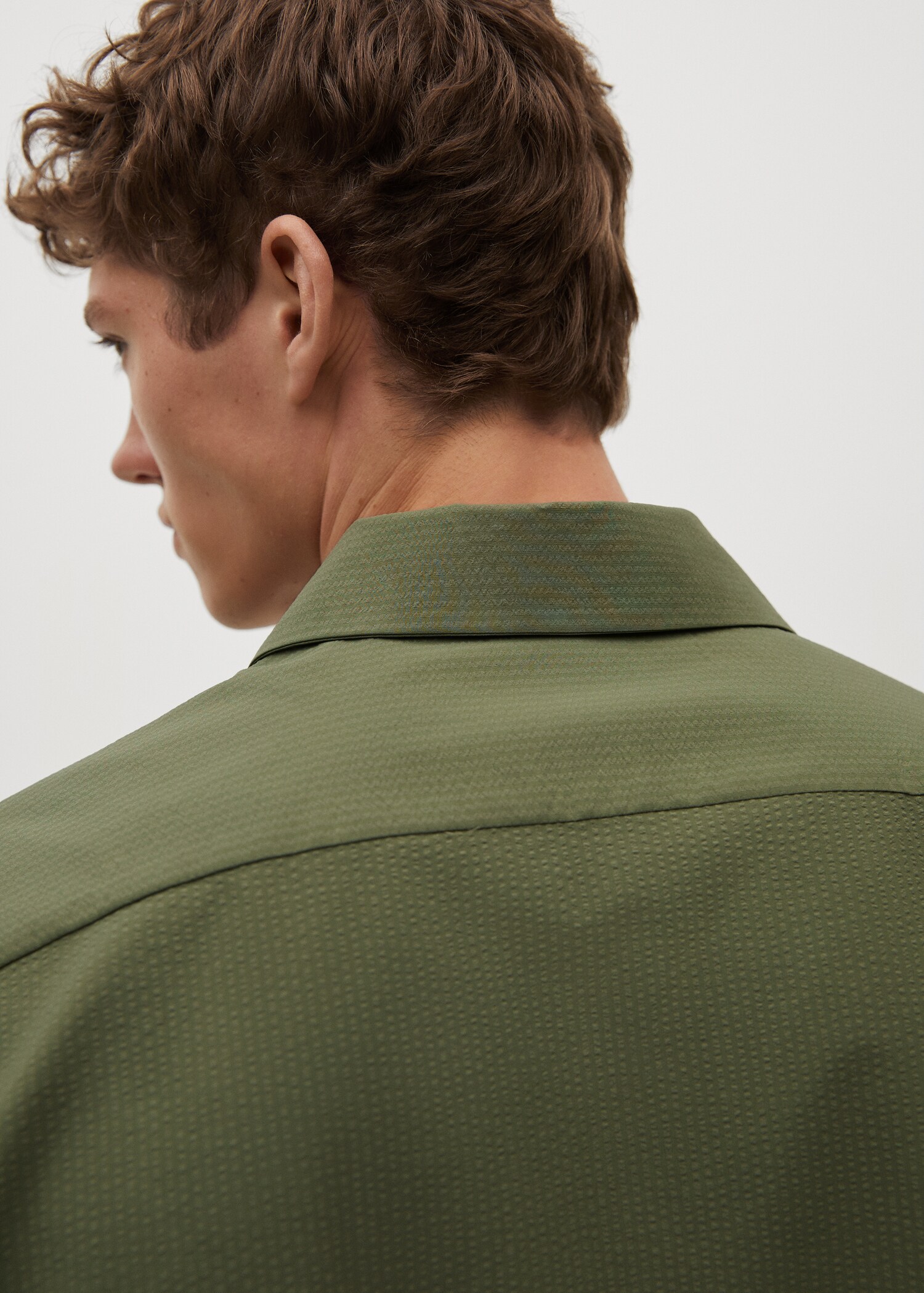 Košile regular fit seersucker - Detail zboží 3