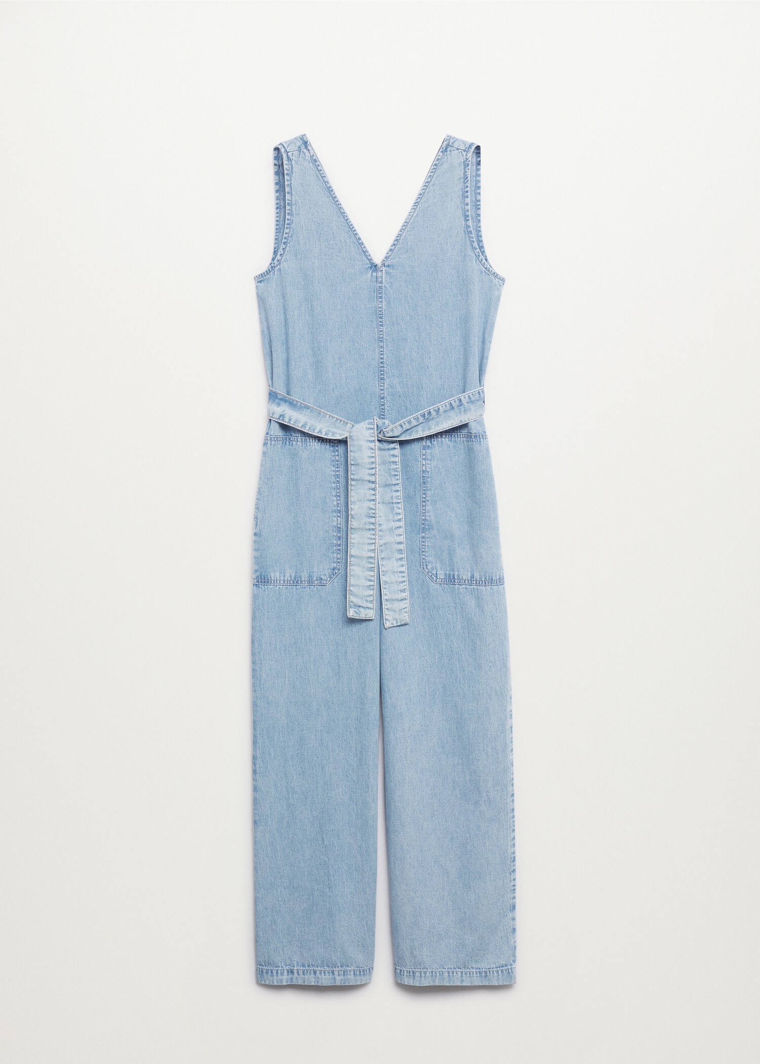 Mono denim cinturón - Artículo sin modelo