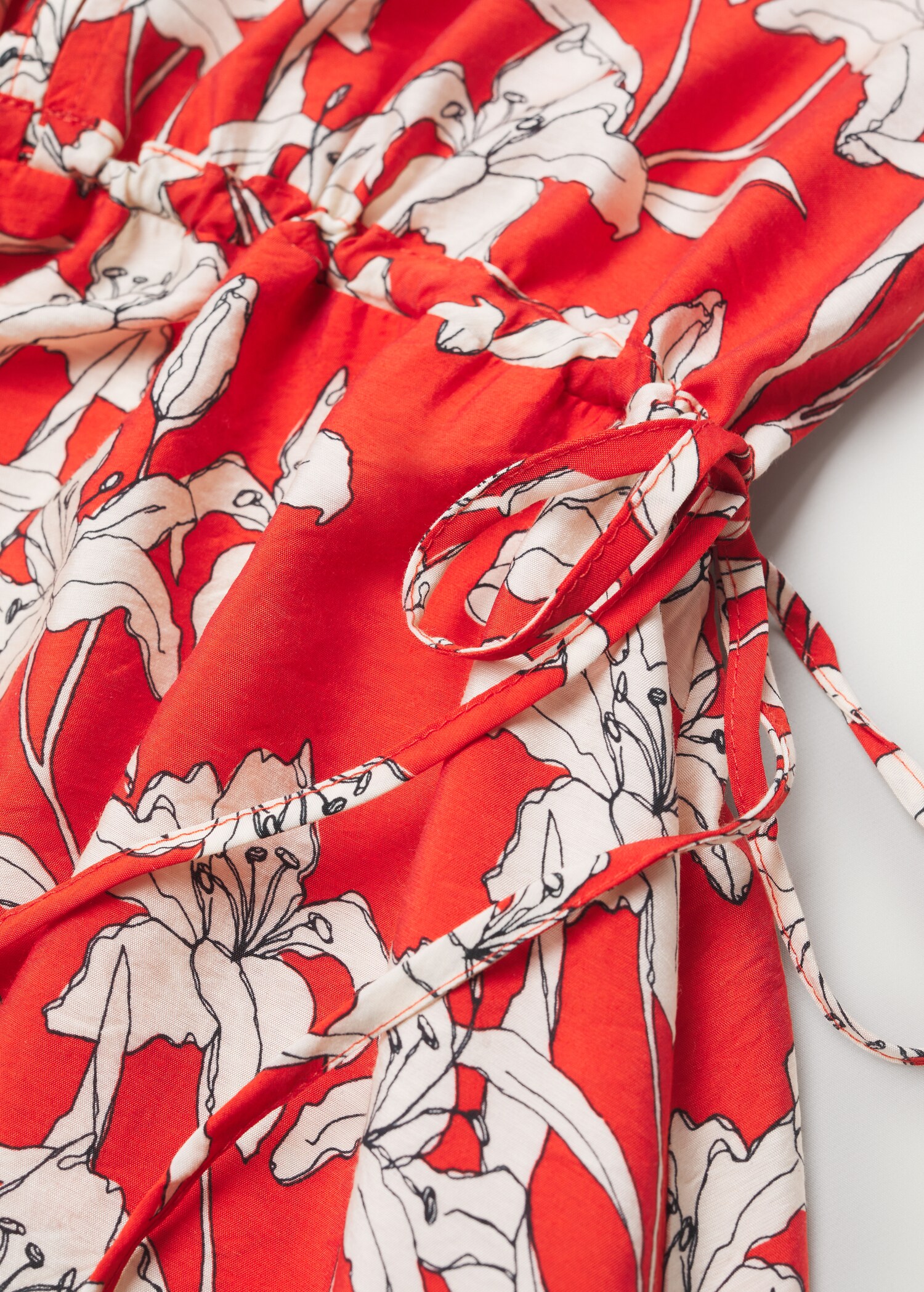 Vestido estampado abertura  - Detalle del artículo 8