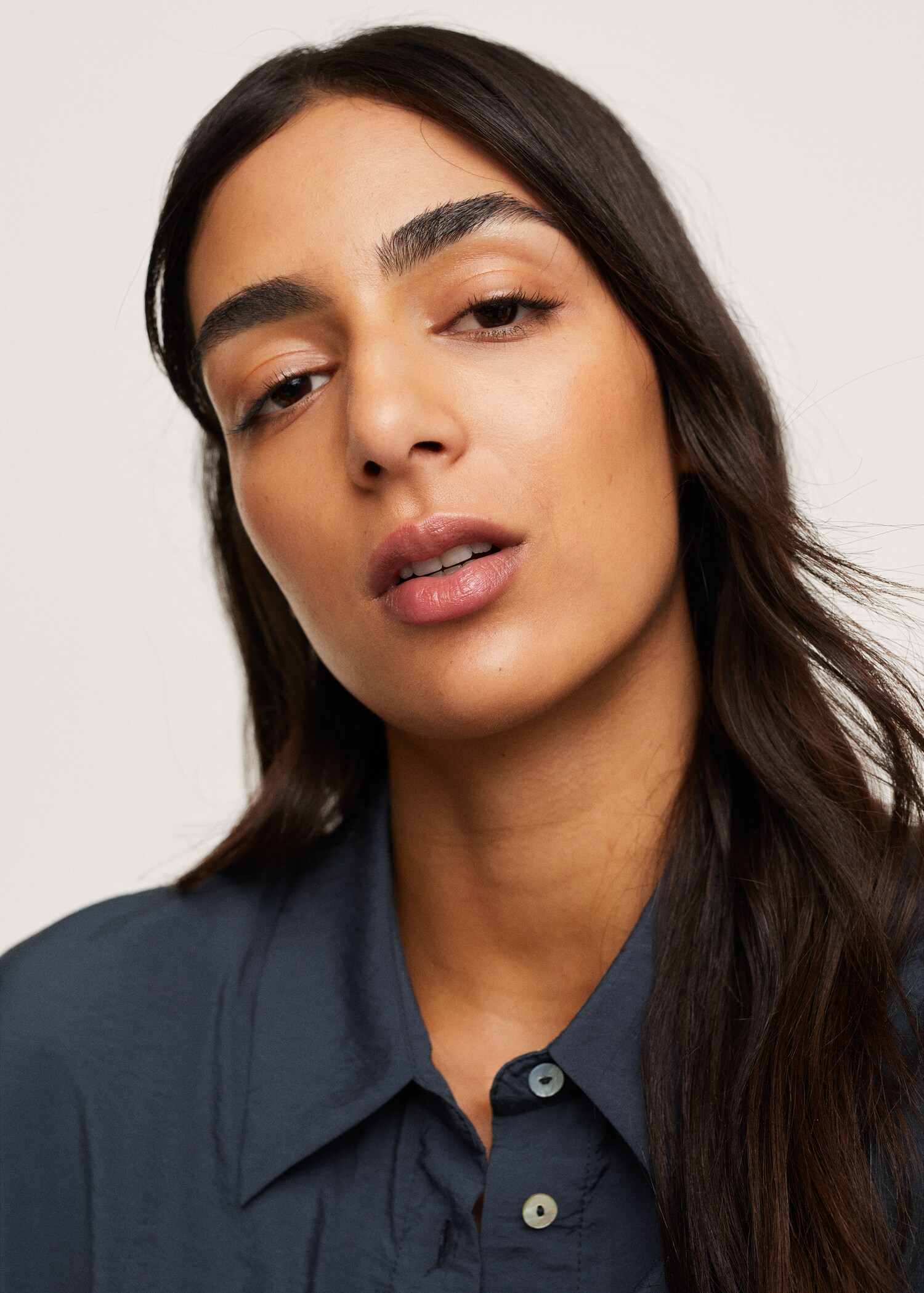 Vestido camisero modal - Detalle del artículo 1