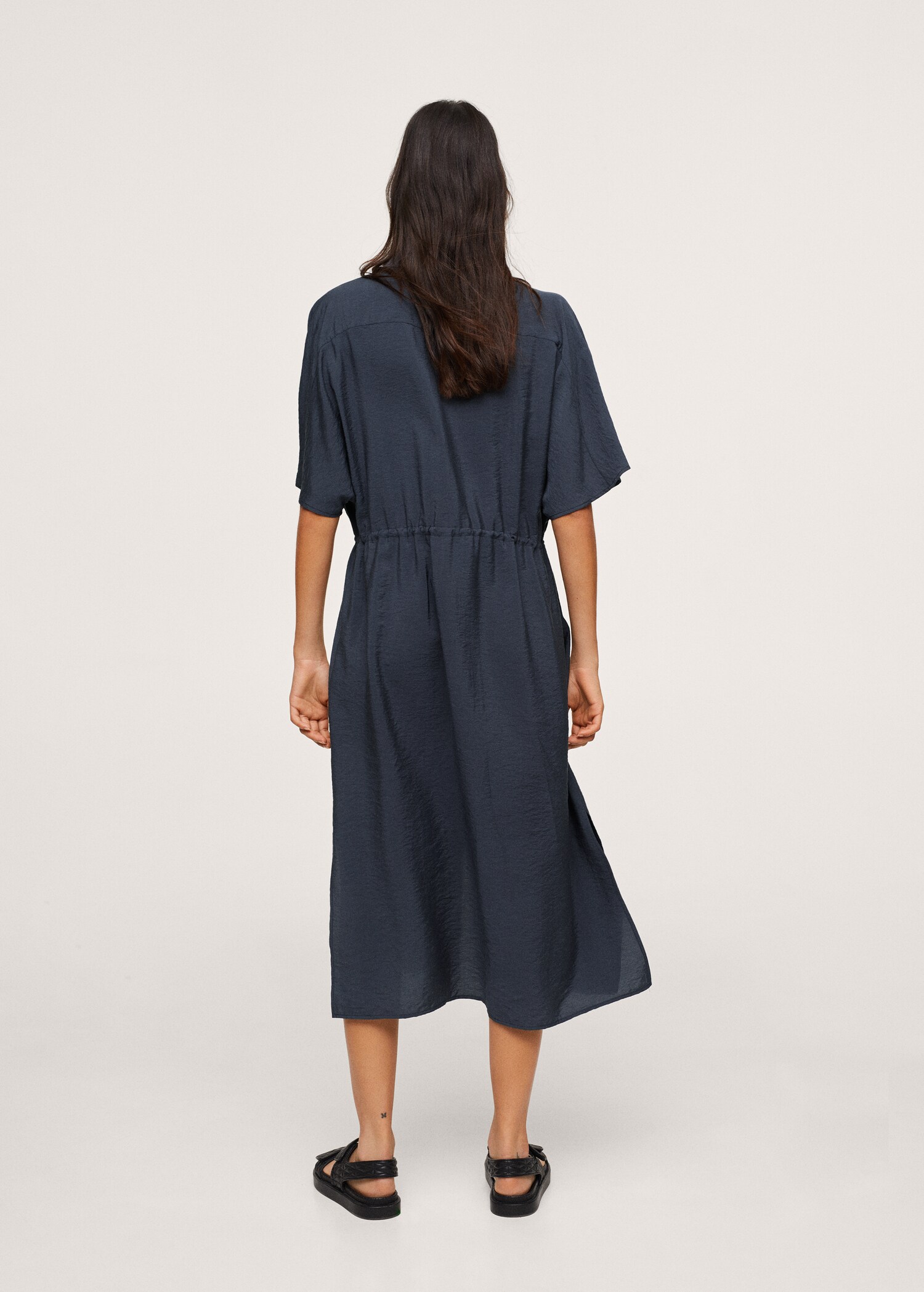 Vestido camisero modal - Reverso del artículo