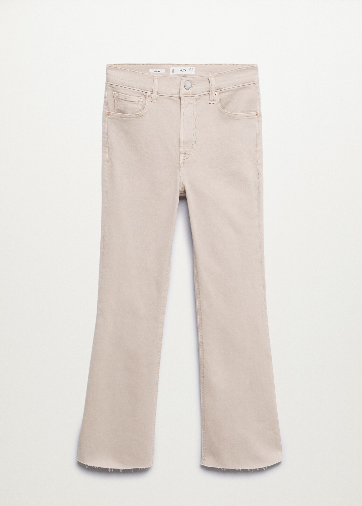 Jeans bootcut tiro alto - Artículo sin modelo