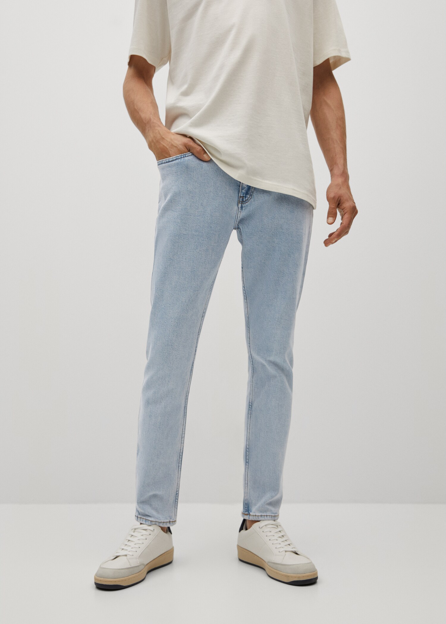 Jeans Tom tapered fit lyocell - Plano medio