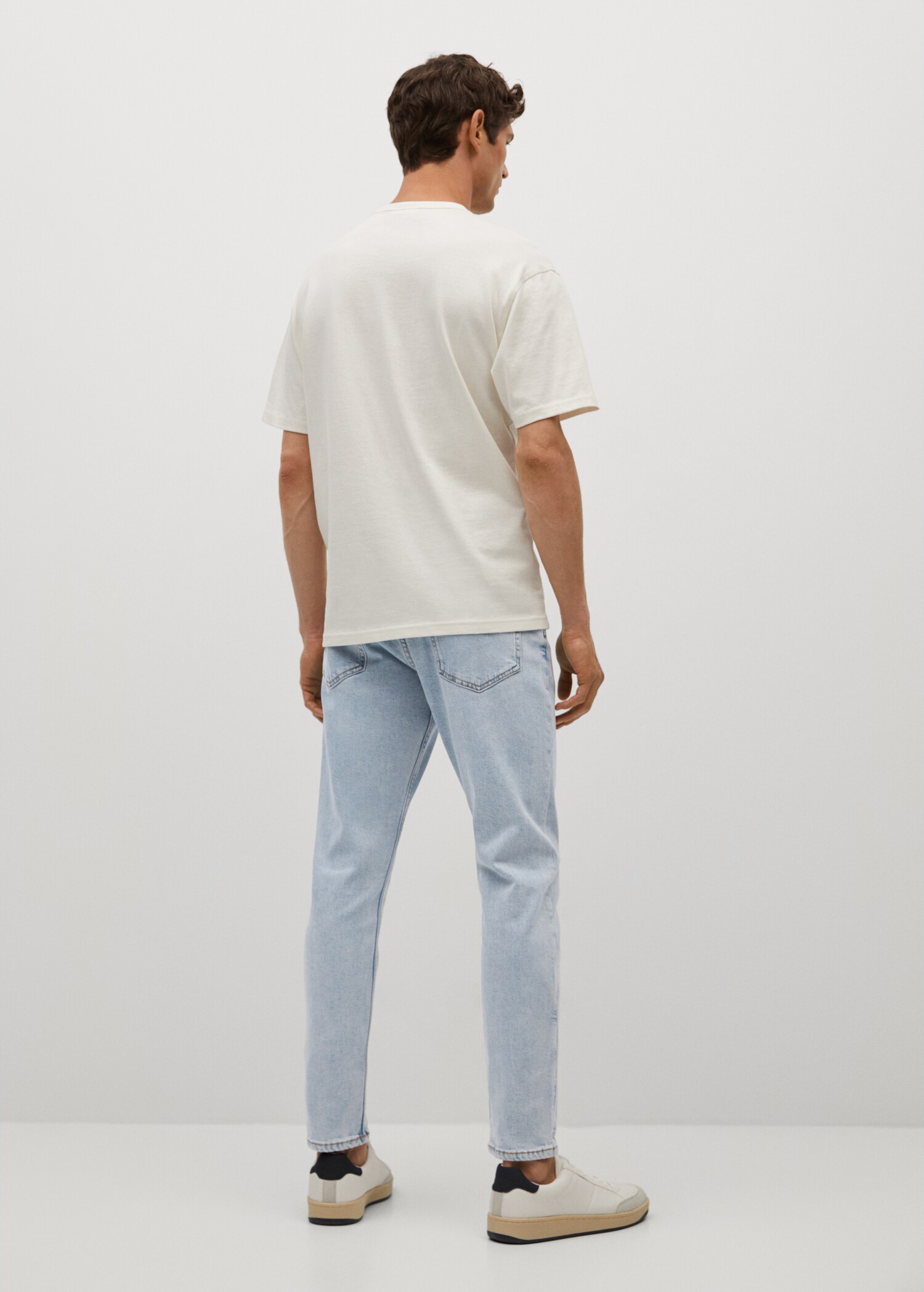 Jeans Tom tapered fit lyocell - Reverso del artículo
