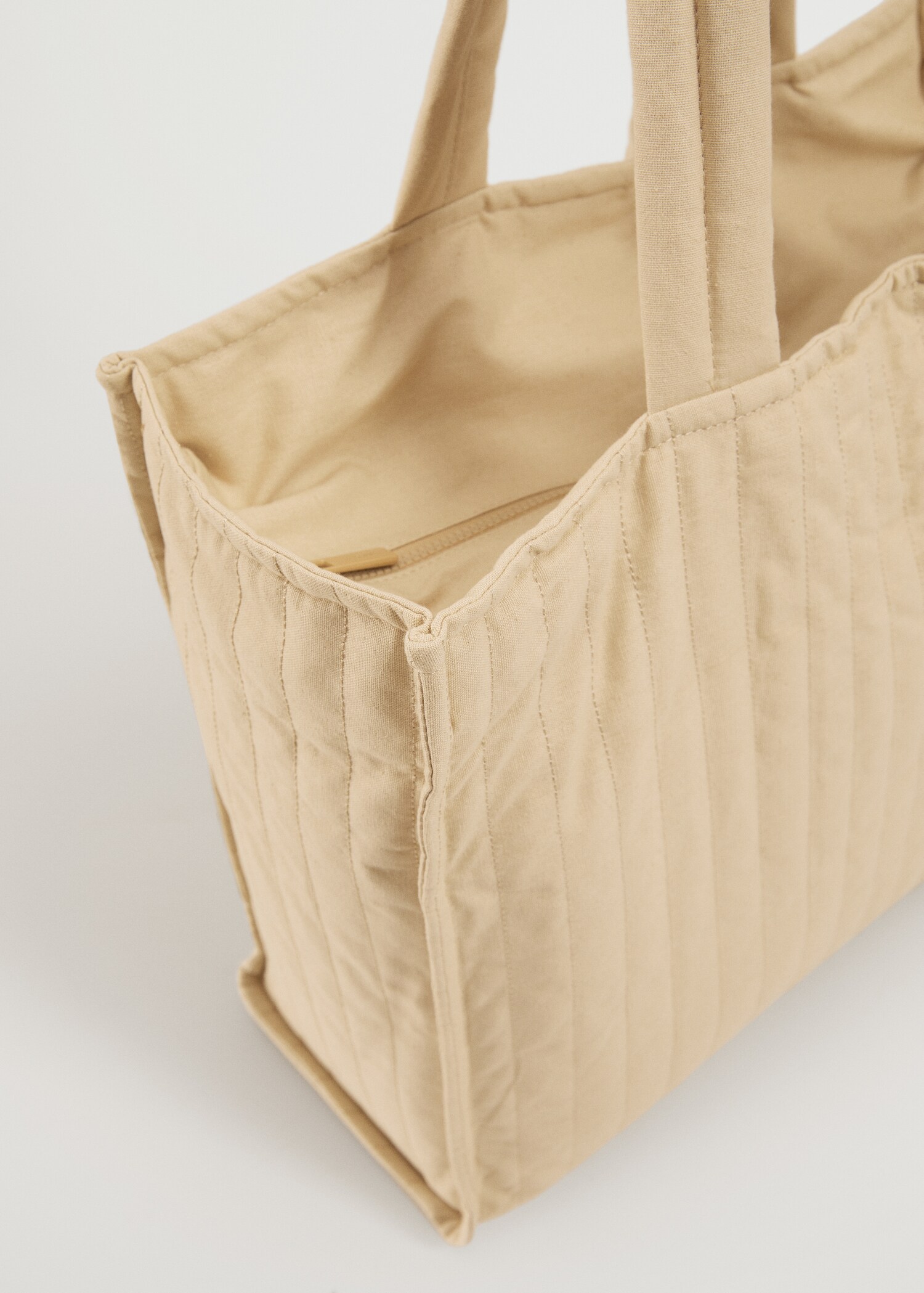 Borsa shopper trapuntata - Piano medio