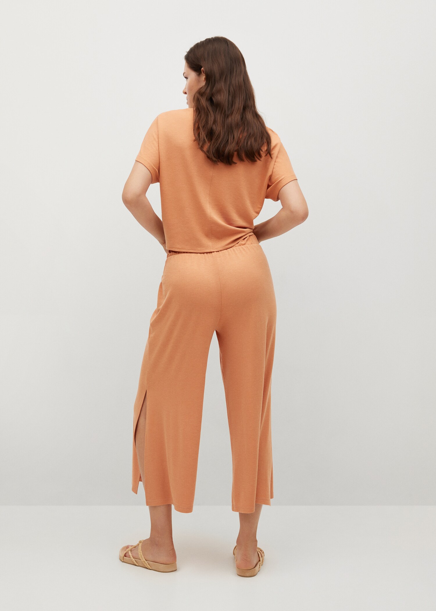 Kalhoty culottes lyocell - Zadní strana zboží
