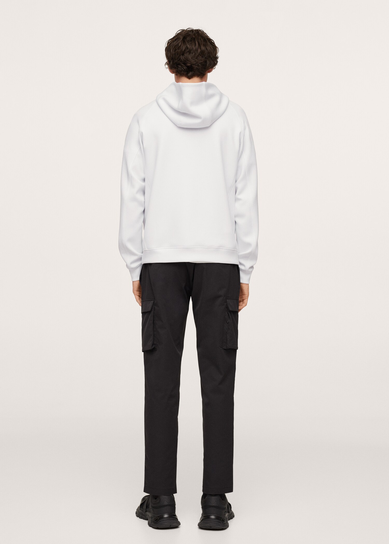 Sudadera termorreguladora capucha - Reverso del artículo