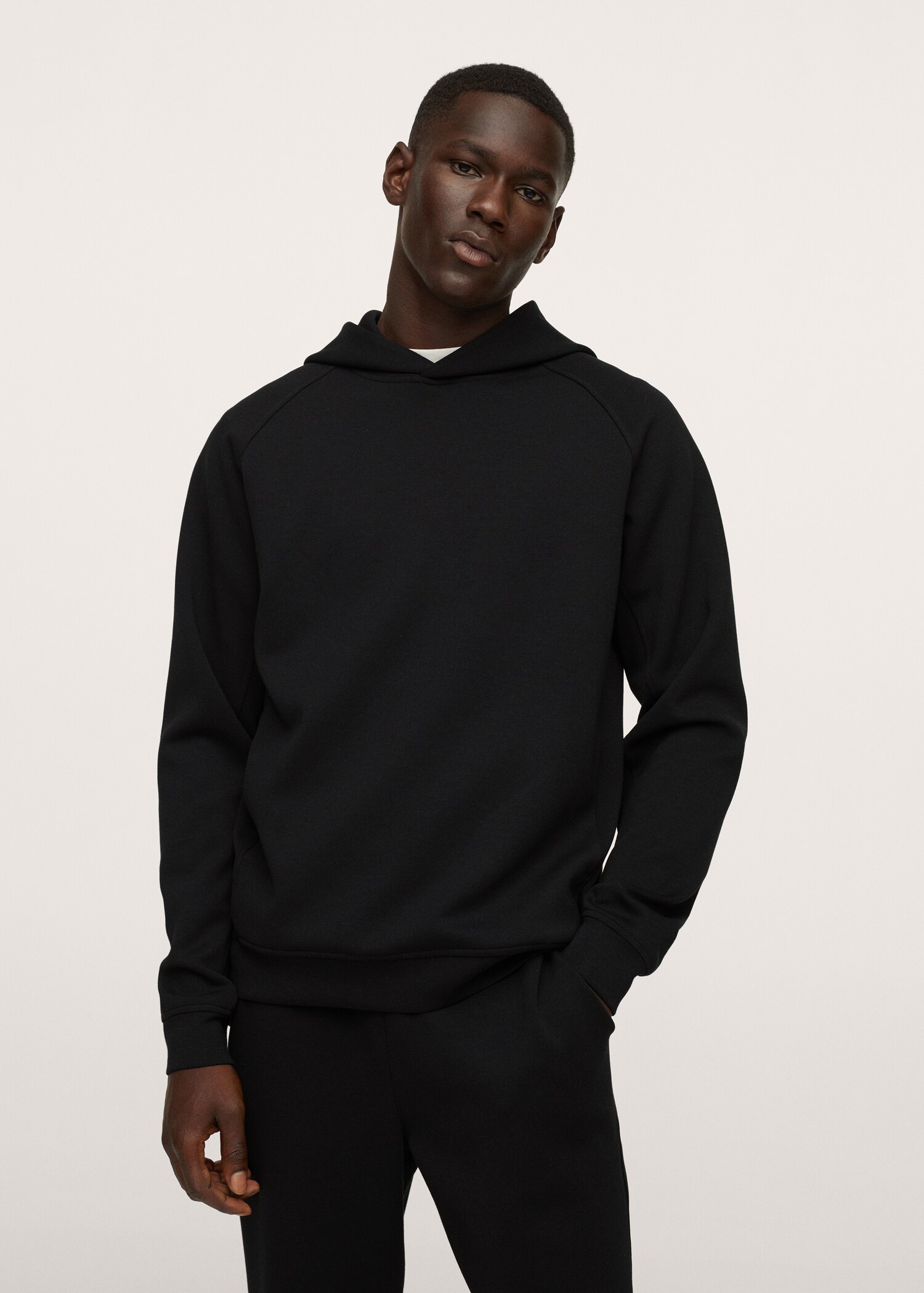 Sudadera termorreguladora capucha - Plano medio
