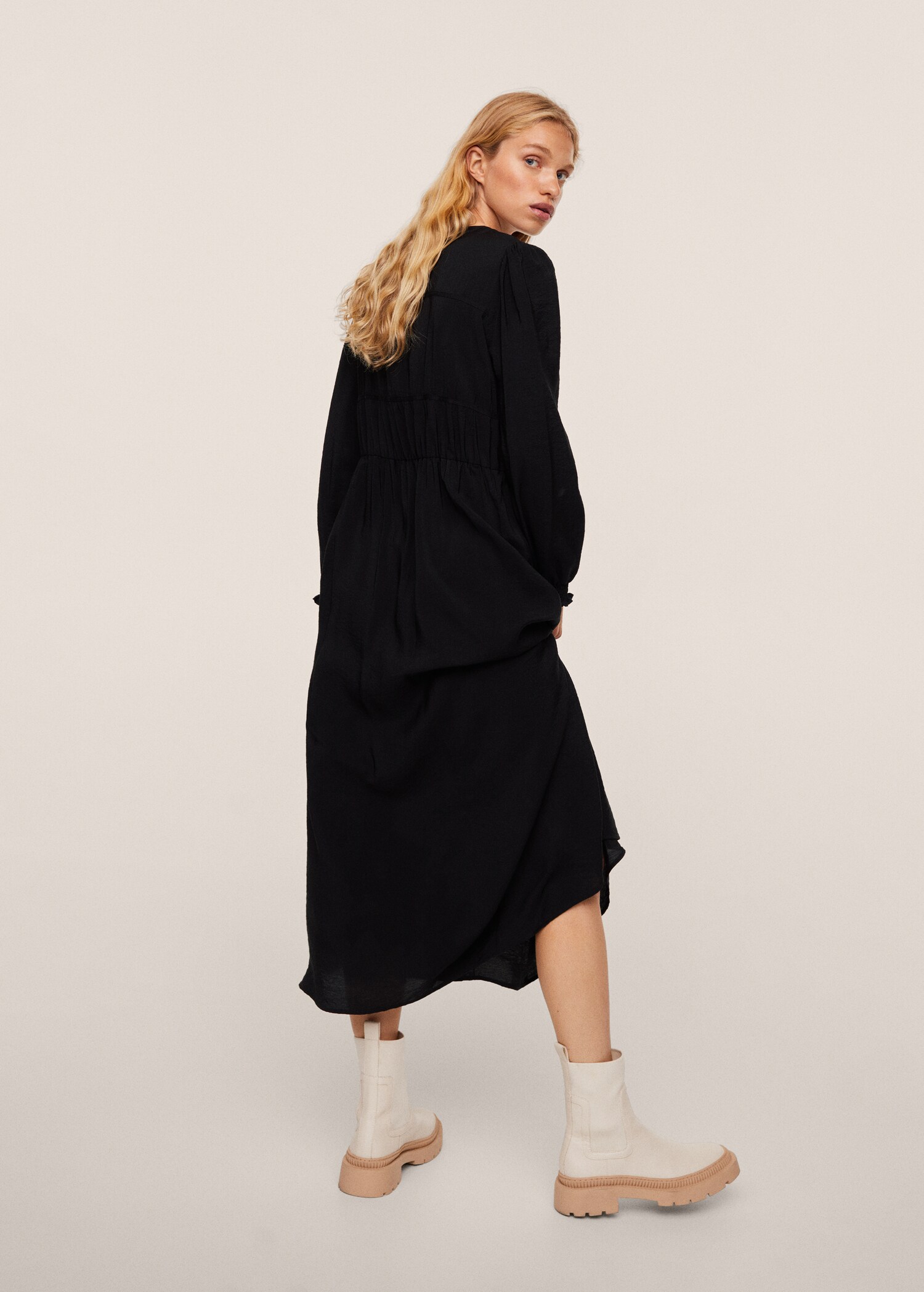 Bow printed dress - Reverse of the article