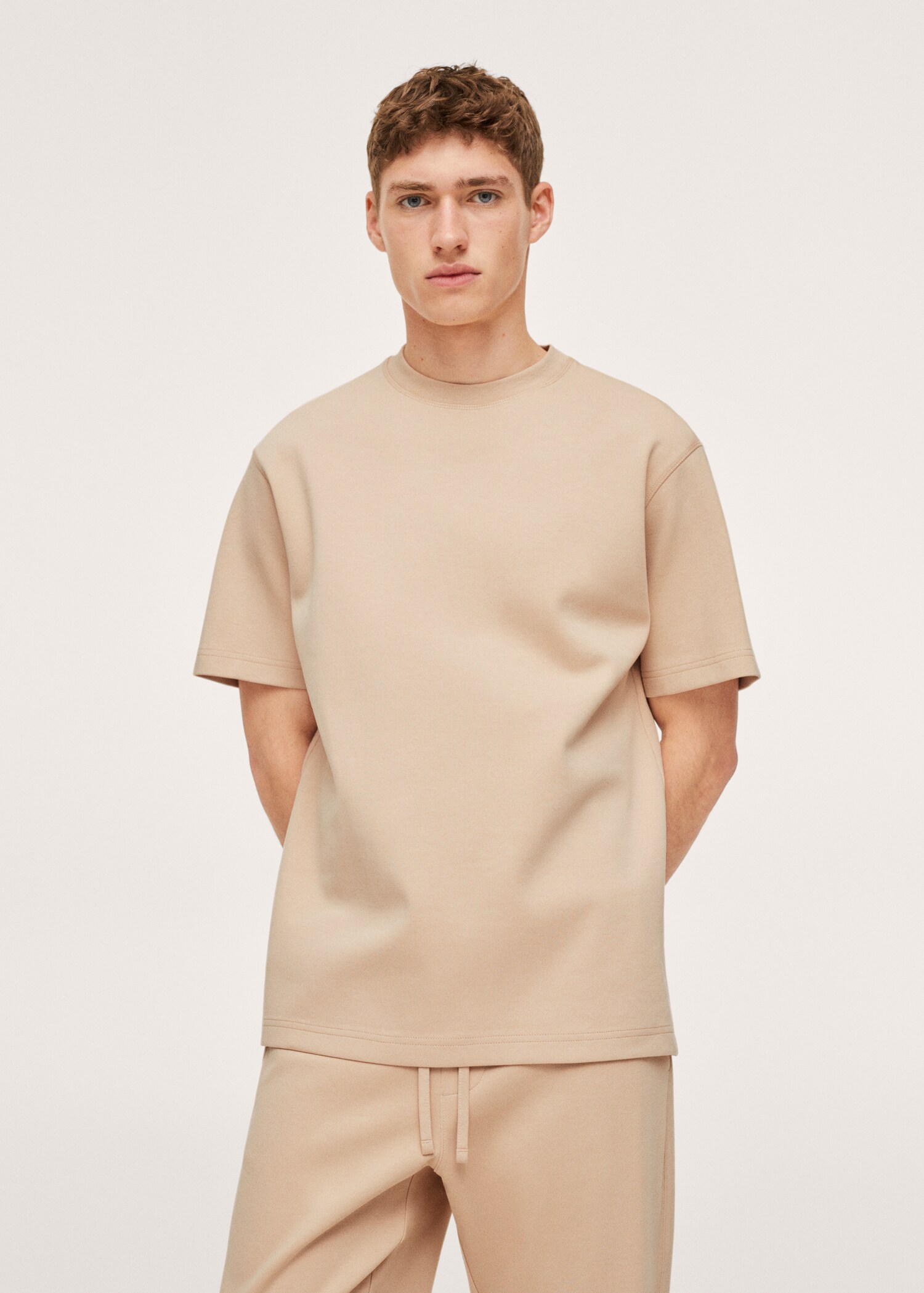 Camiseta algodón lisa - Plano medio