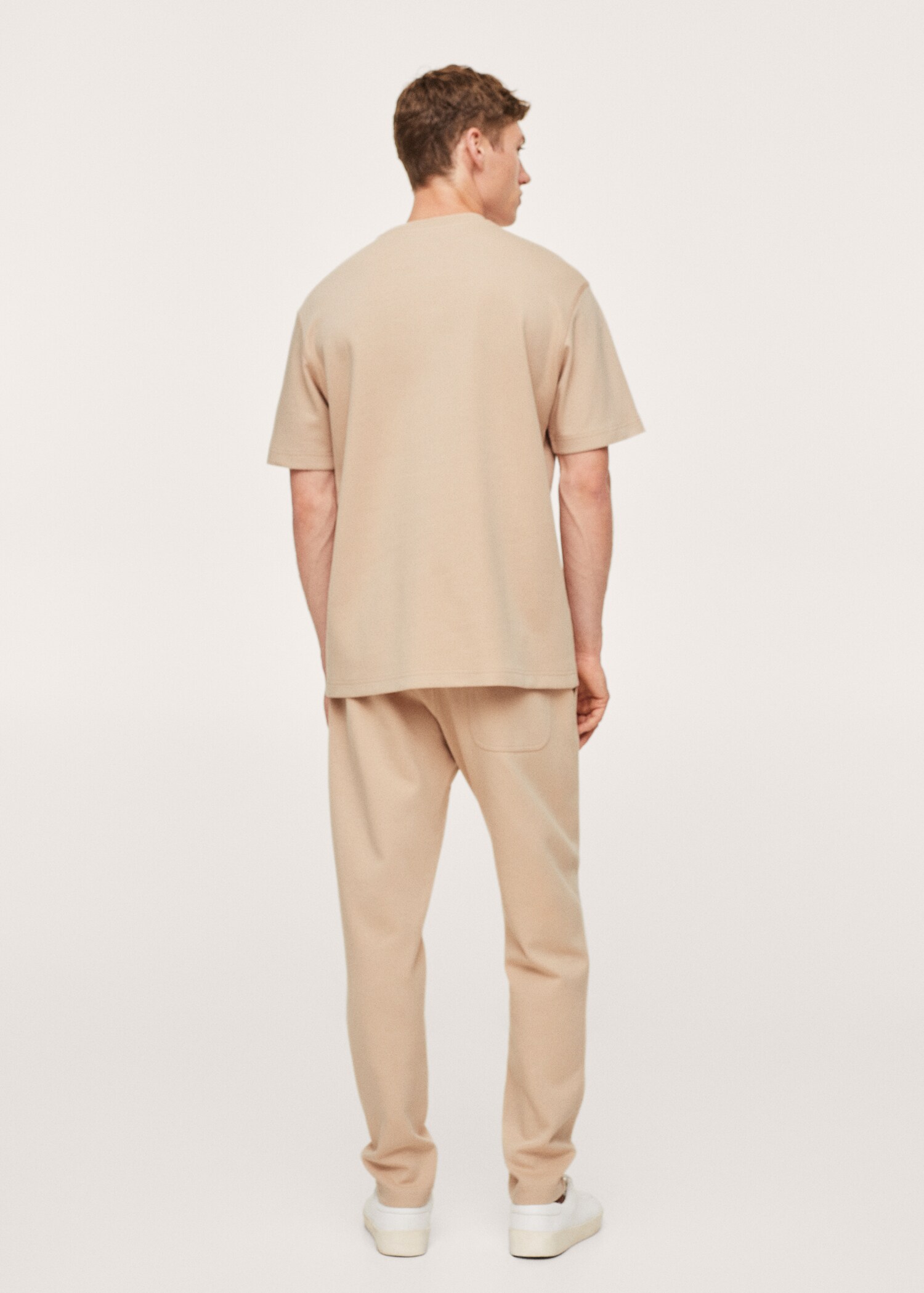 Camiseta algodón lisa - Reverso del artículo