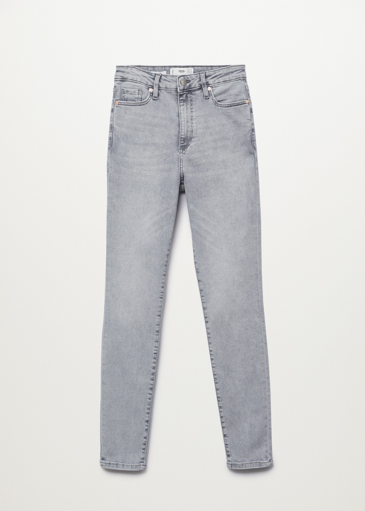 Džíny skinny s vysokým pasem - Zboží bez modelu