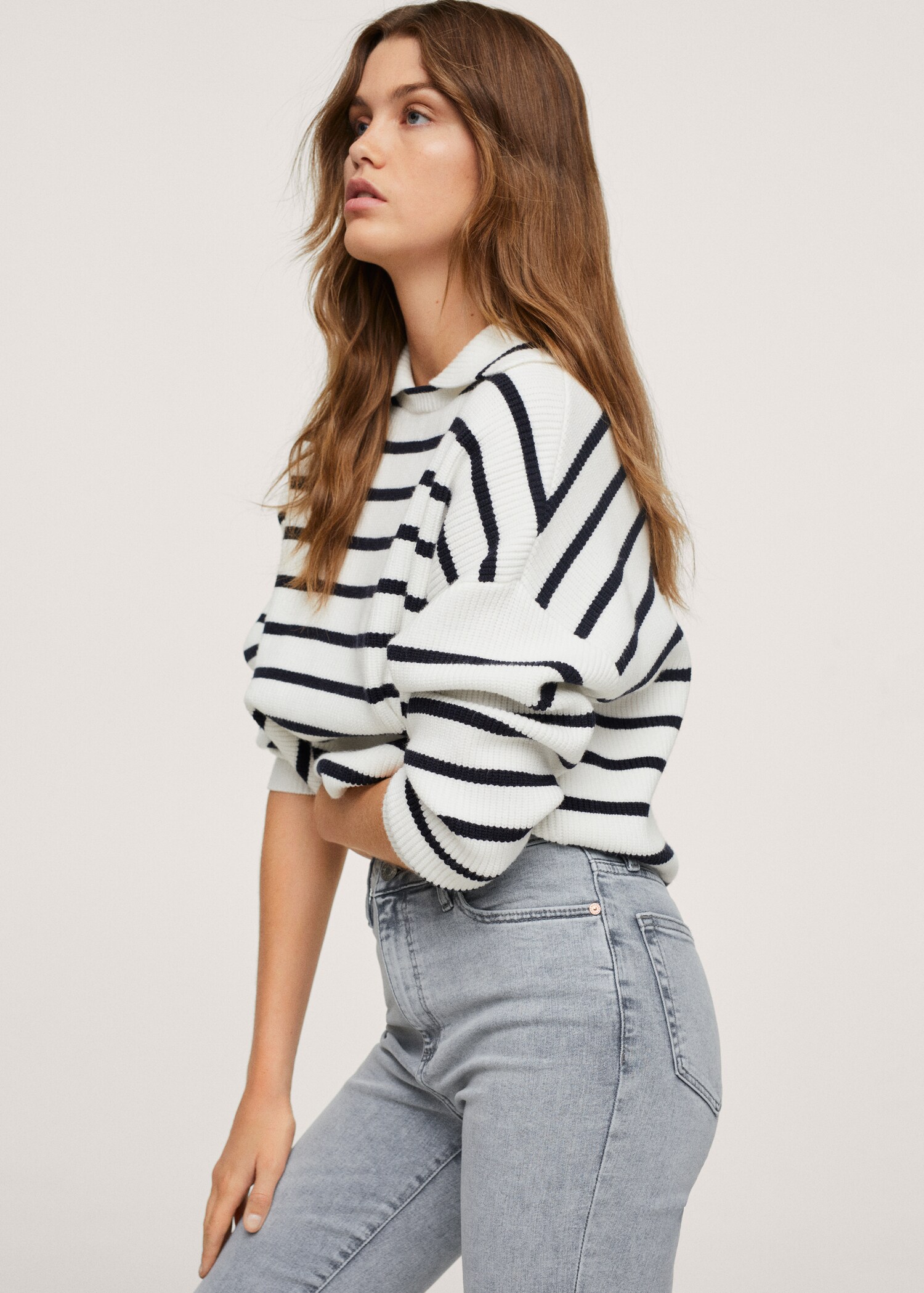 Džíny skinny s vysokým pasem - Detail zboží 2