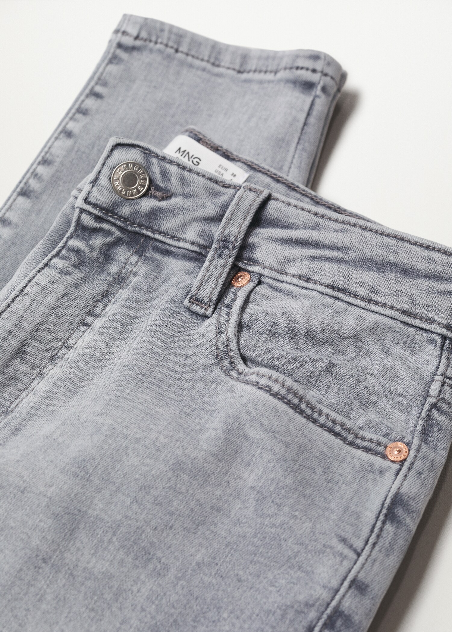 Džíny skinny s vysokým pasem - Detail zboží 8