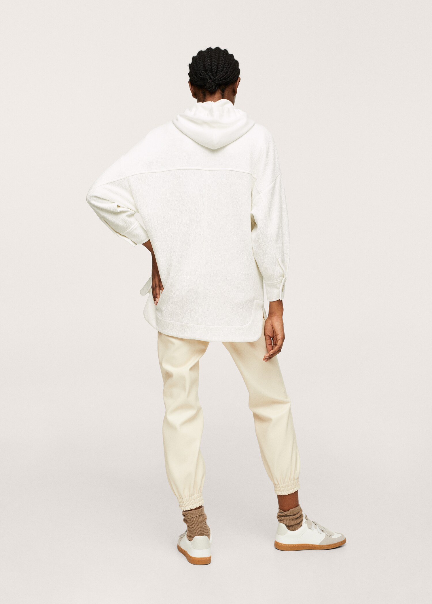 Sobrecamisa textura - Reverso del artículo