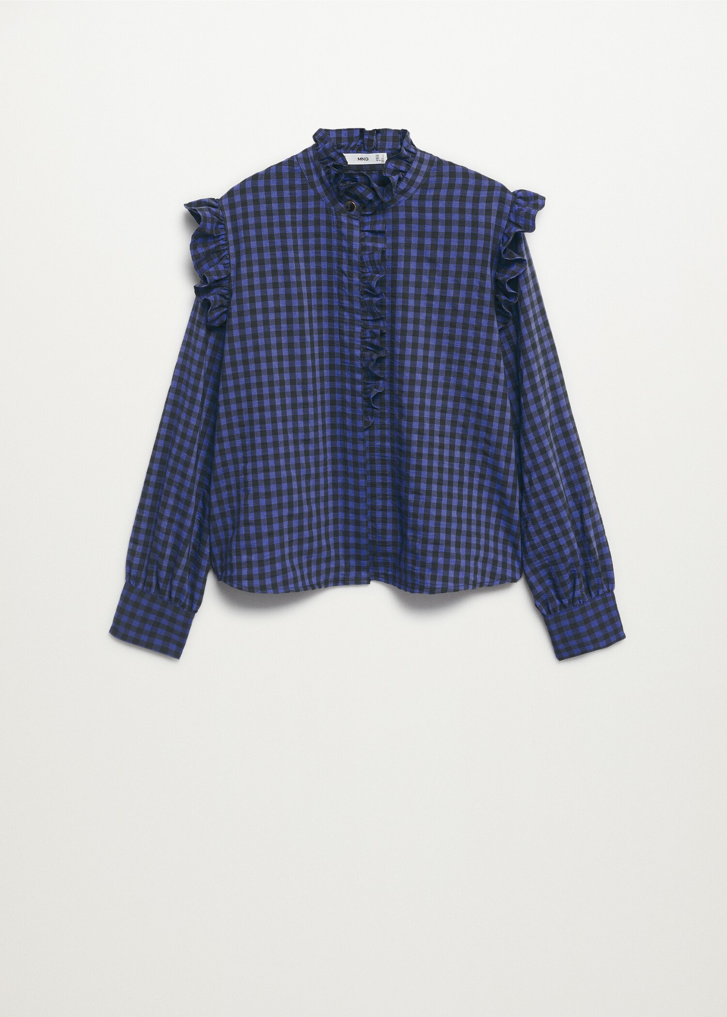 Blusa estampada volantes - Artículo sin modelo