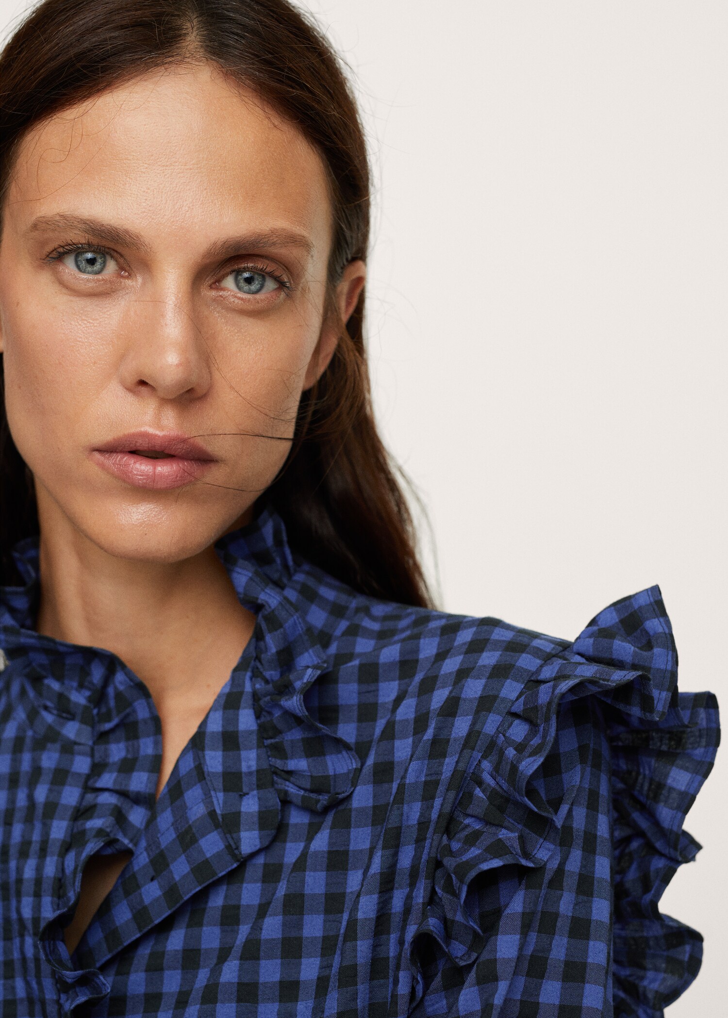 Blusa estampada volantes - Detalle del artículo 1