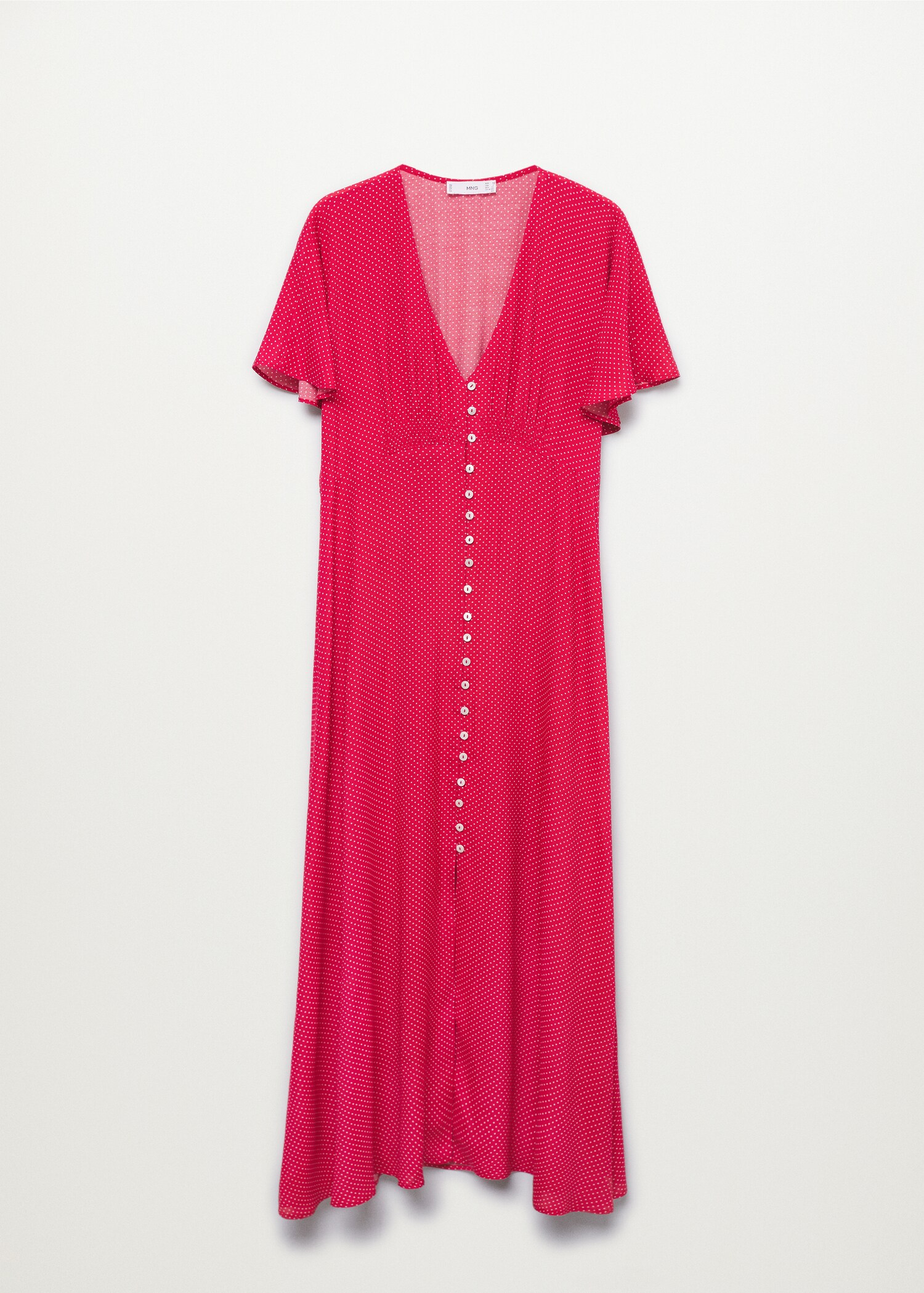 Vestido midi topos - Artículo sin modelo