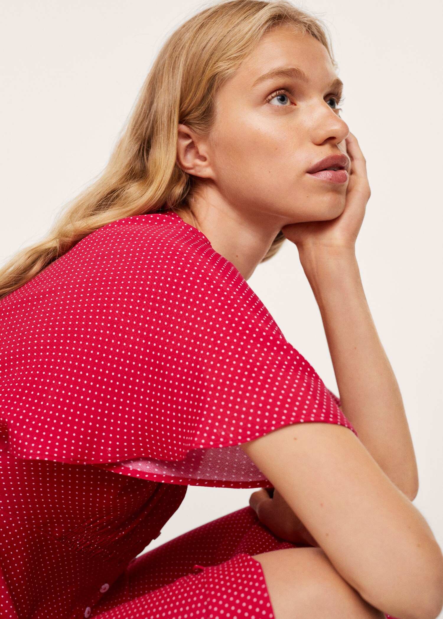 Vestido midi topos - Detalle del artículo 2