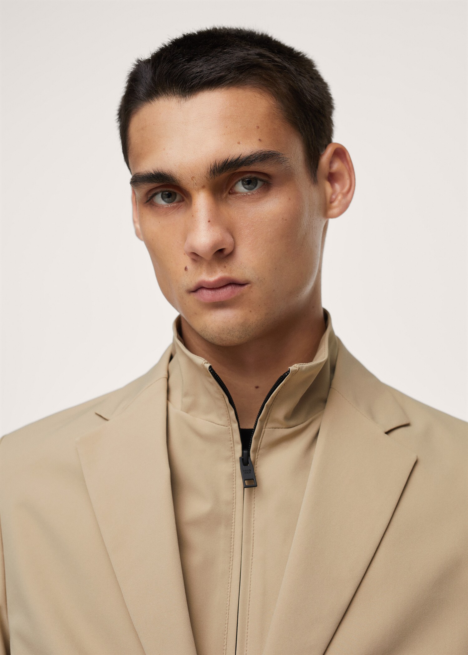 Slim fit technical packable suit blazer - Details of the article 2