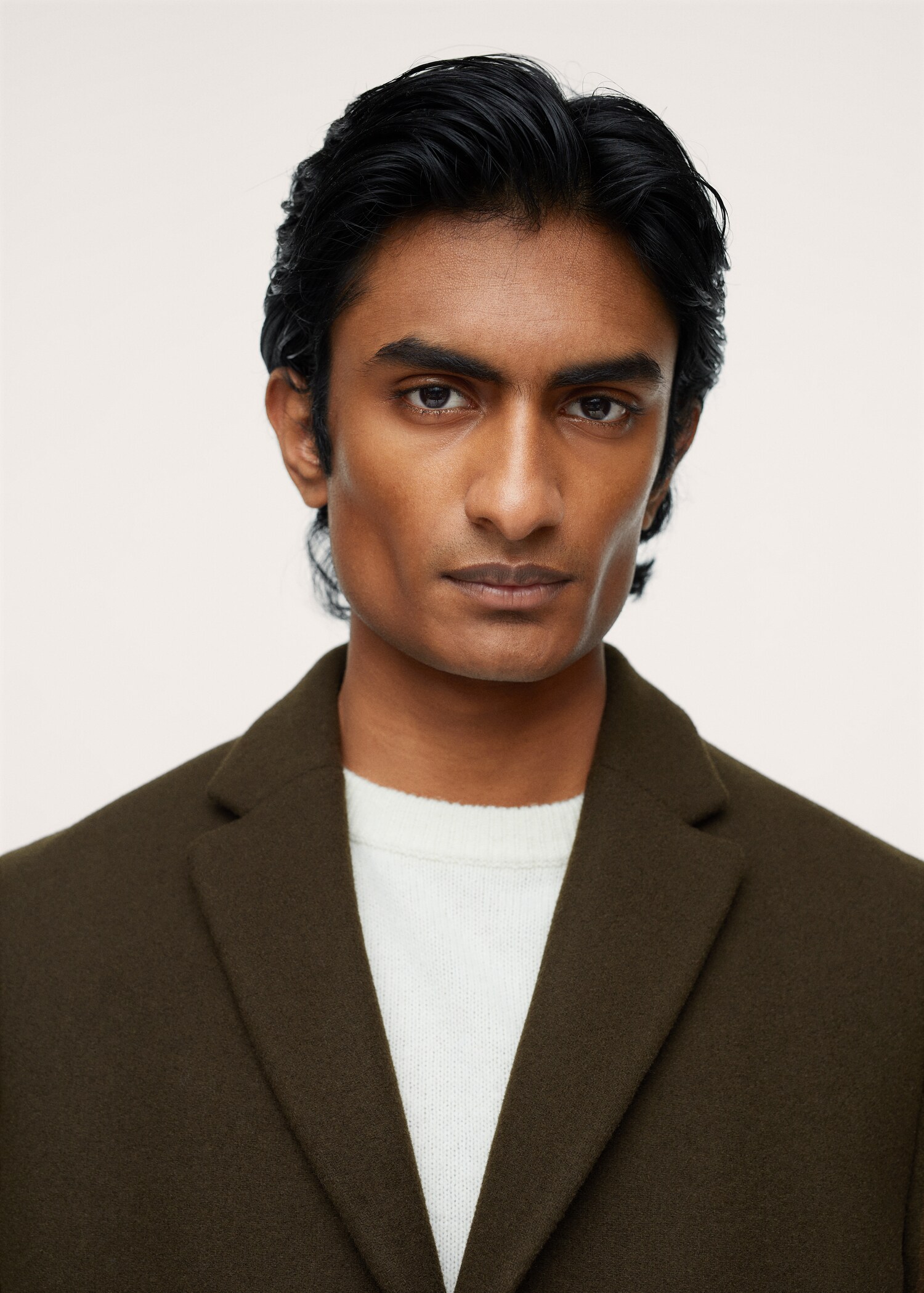 Long recycled wool coat - Details of the article 1