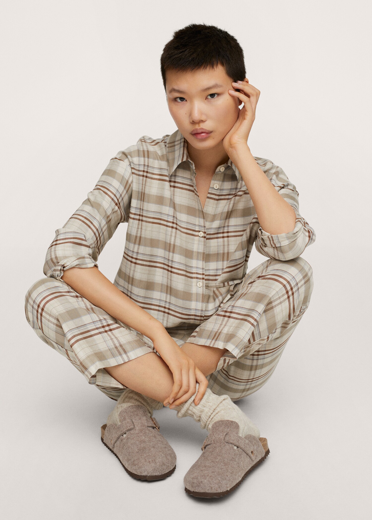 Camisa pijama estampada - Detalle del artículo 1