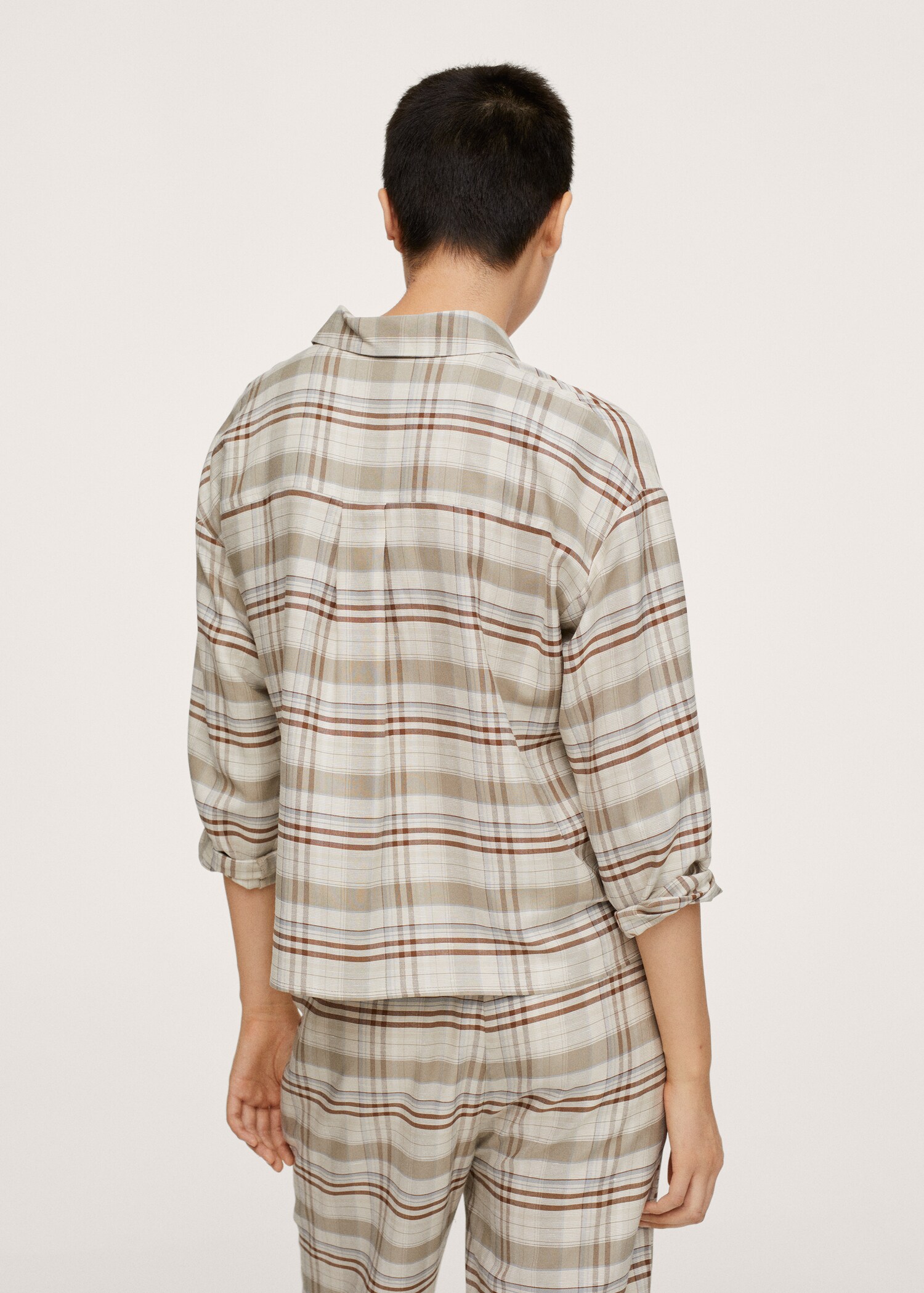 Camisa pijama estampada - Reverso del artículo