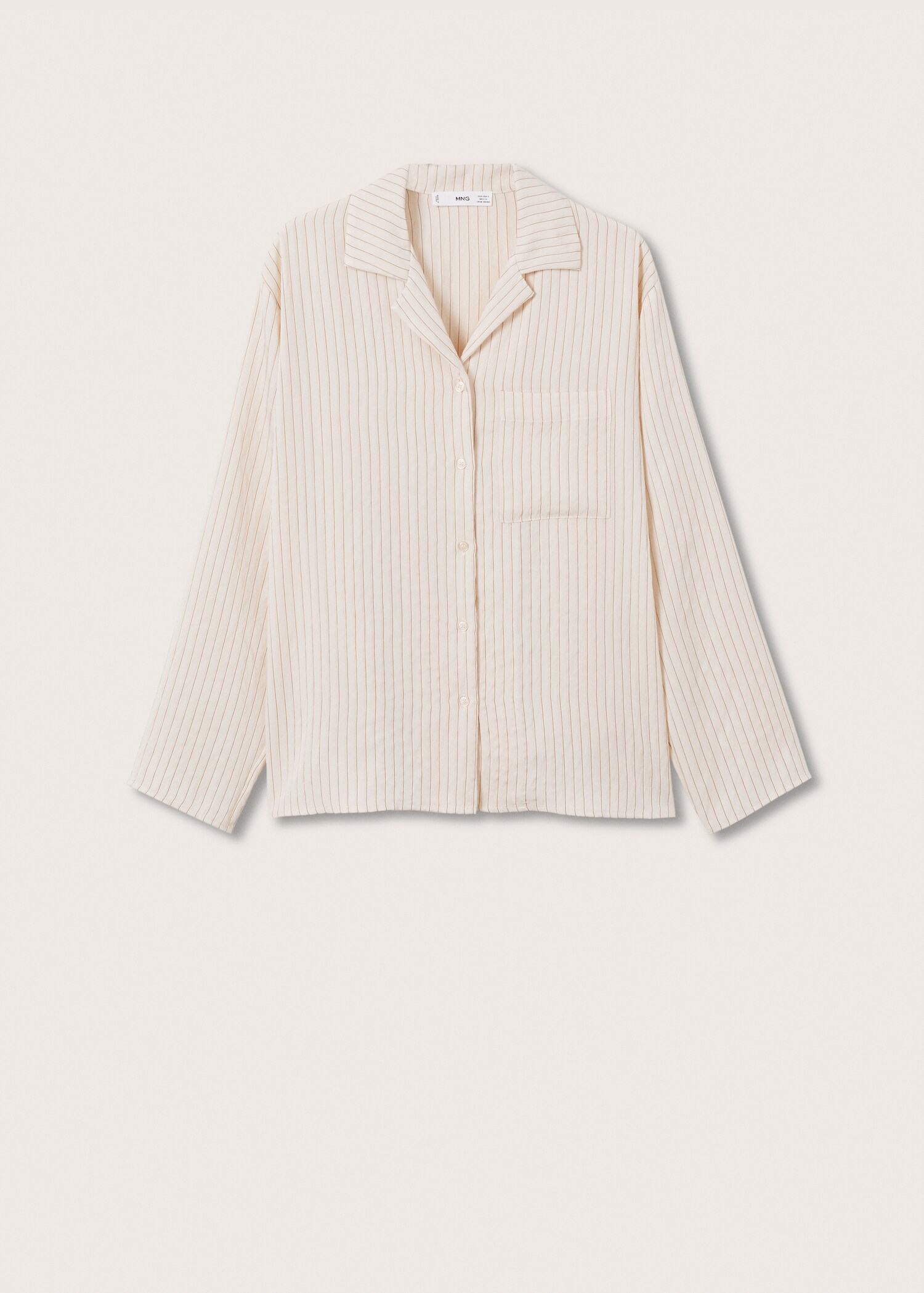 Striped pyjama shirt - Article without model