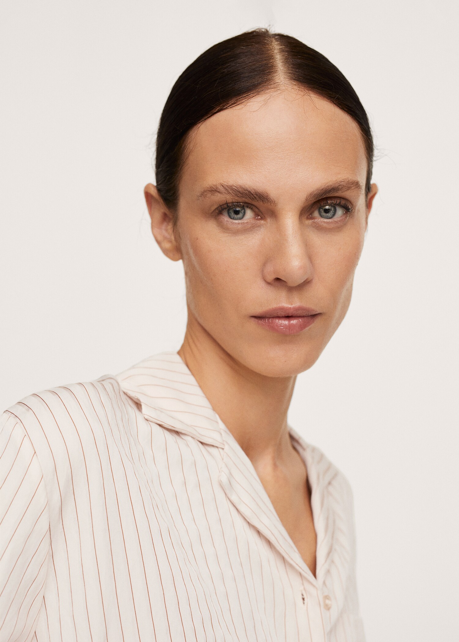 Striped pyjama shirt - Details of the article 3
