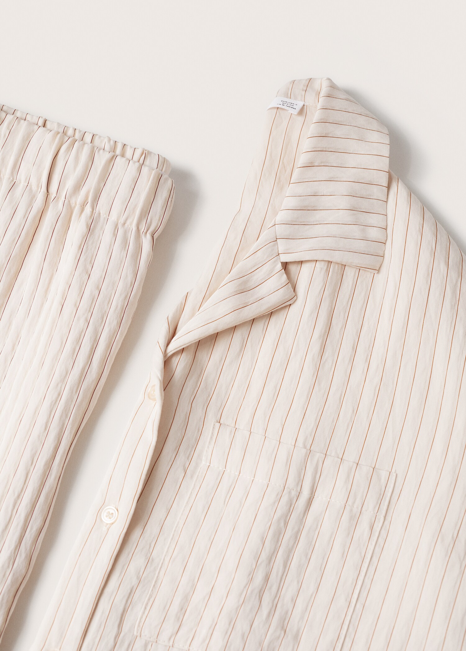 Striped pyjama shirt - Details of the article 8