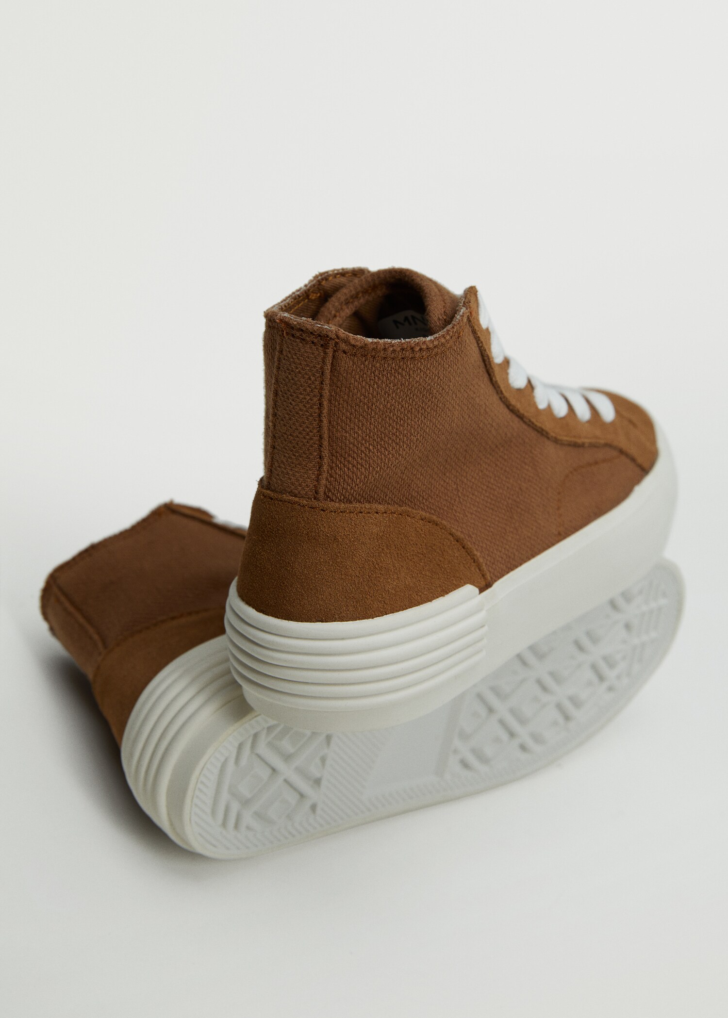 Lace-up cotton sneakers - Details of the article 3