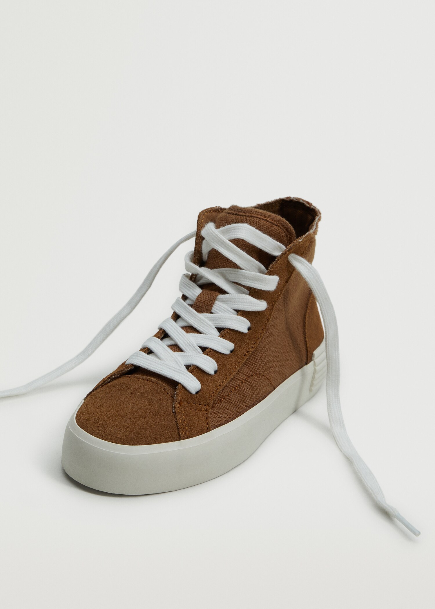 Lace-up cotton sneakers - Details of the article 4