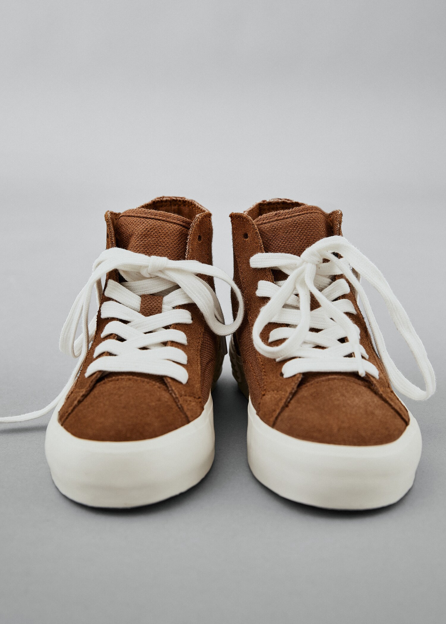 Lace-up cotton sneakers - Details of the article 5