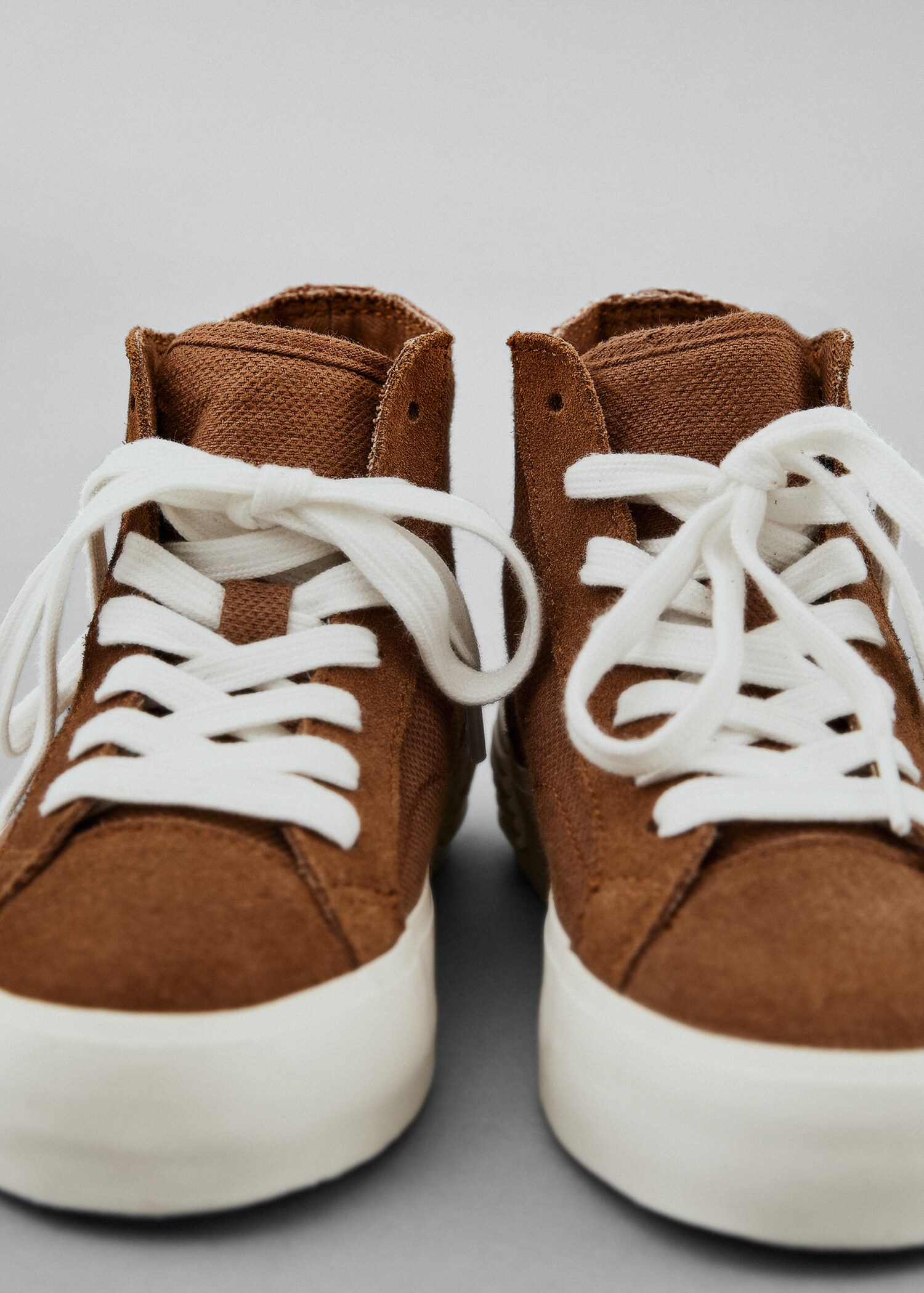 Lace-up cotton sneakers - Details of the article 6