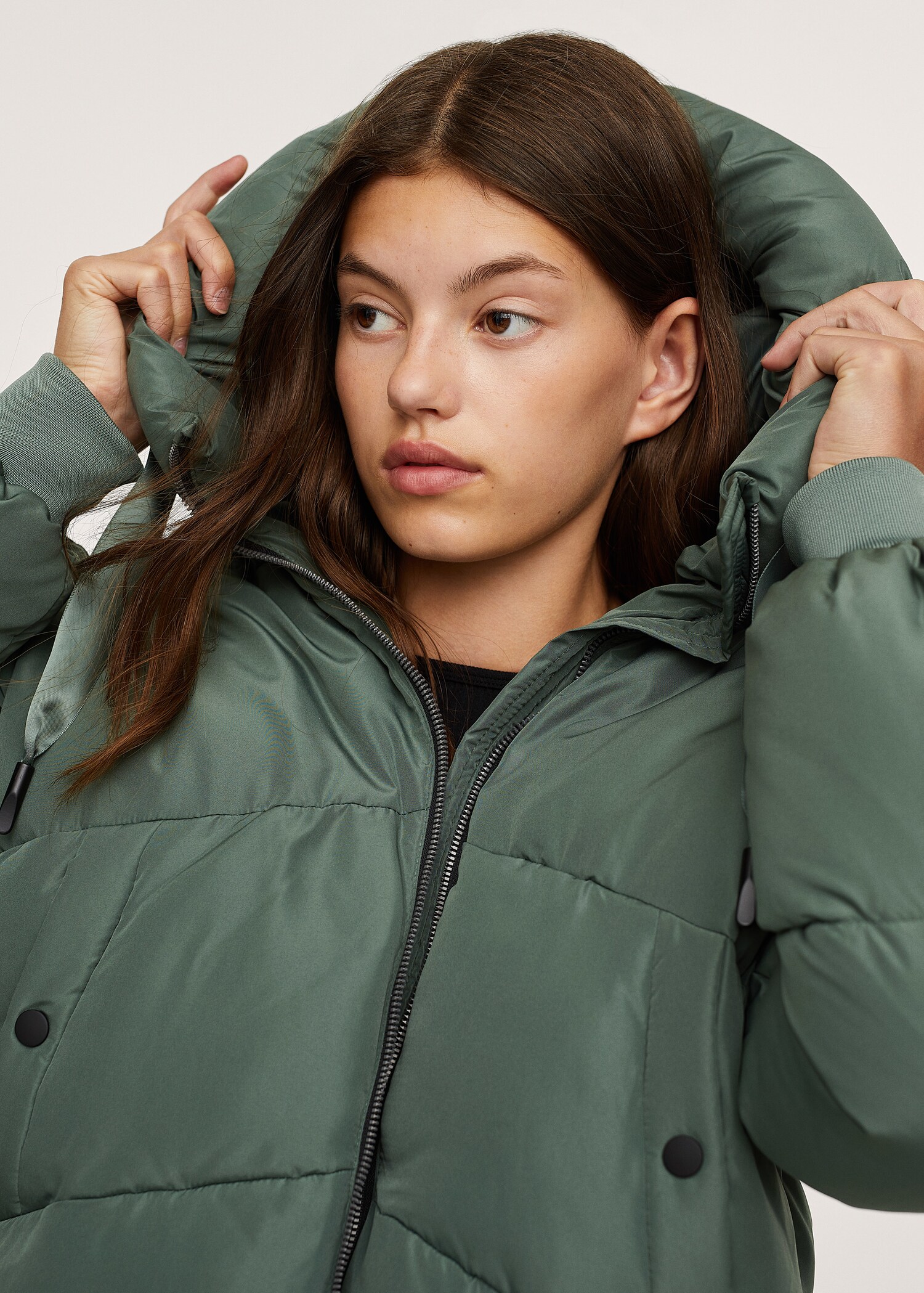 Prošívaný anorak oversize - Detail zboží 2