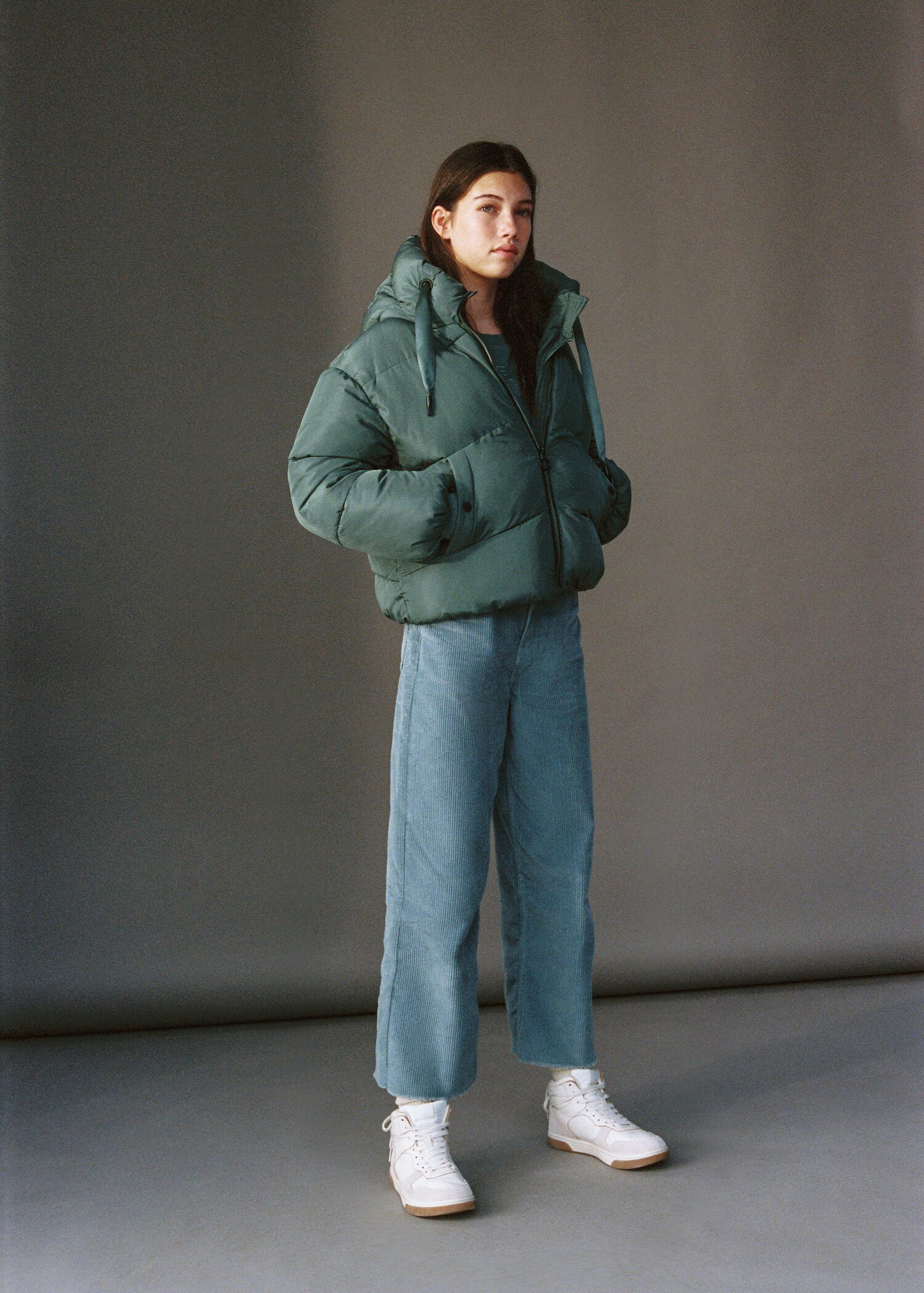 Prošívaný anorak oversize - Detail zboží 5
