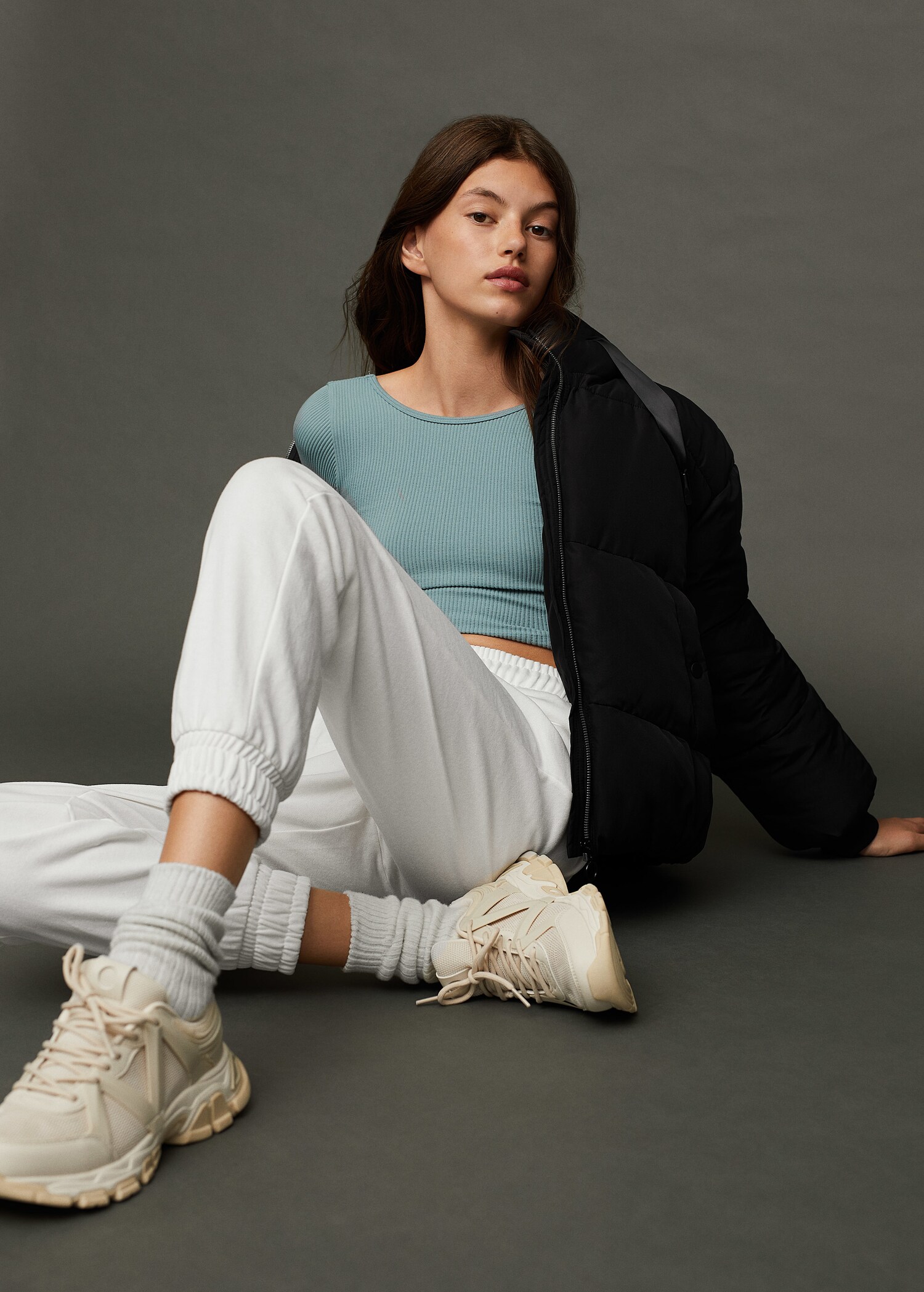 Prošívaný anorak oversize - Detail zboží 4