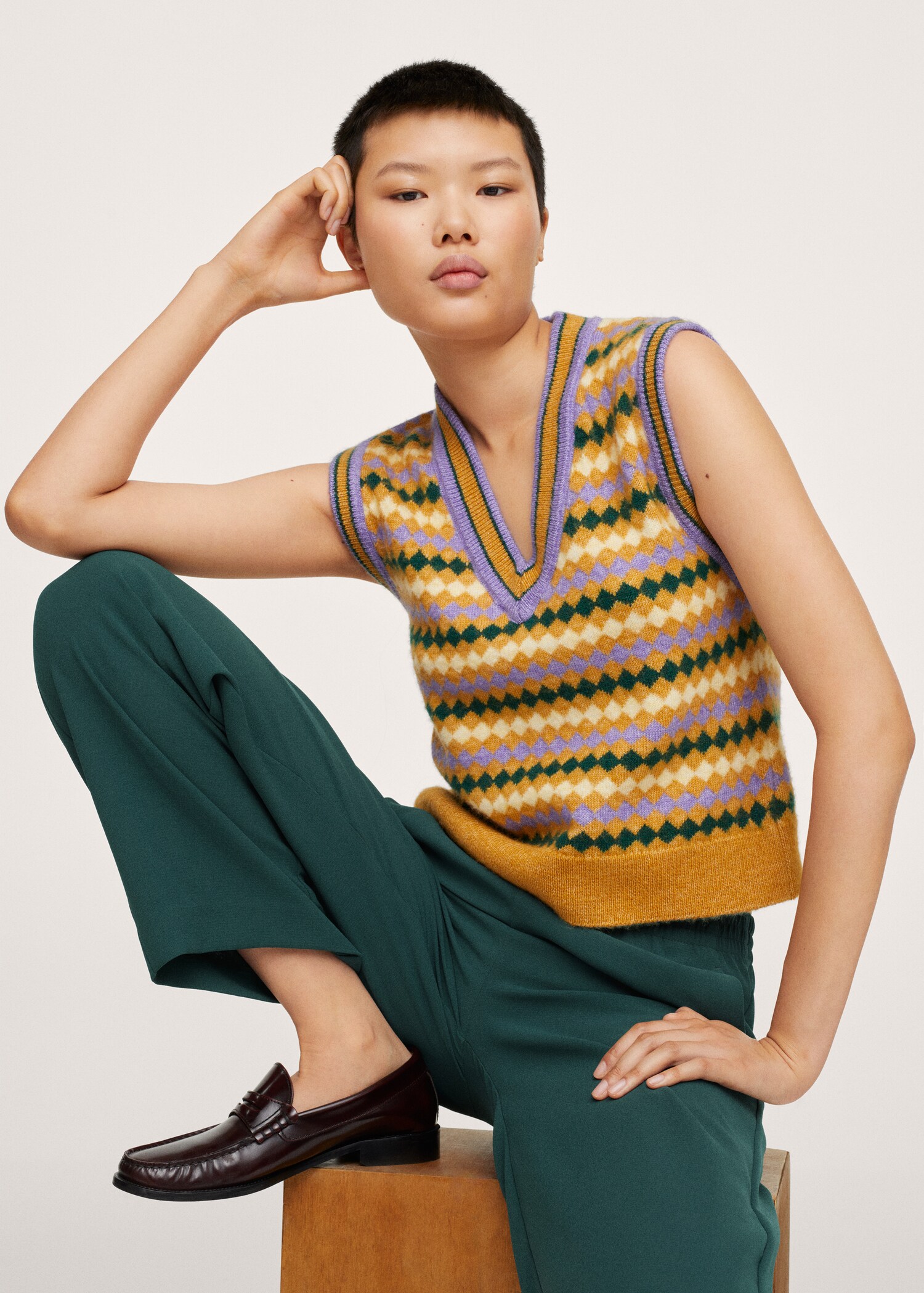 Elastic waist trousers - Details of the article 2