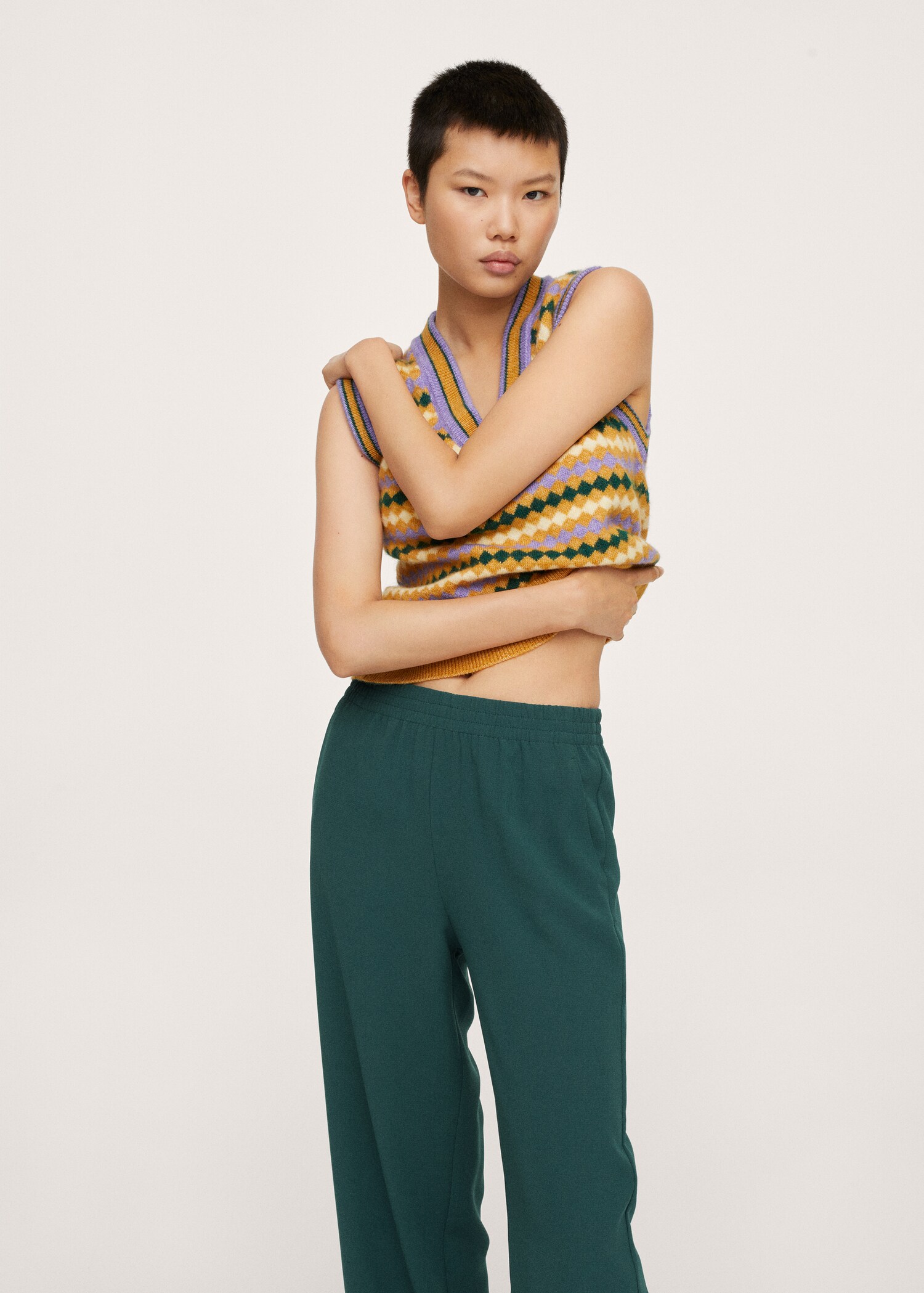 Elastic waist trousers - Details of the article 3
