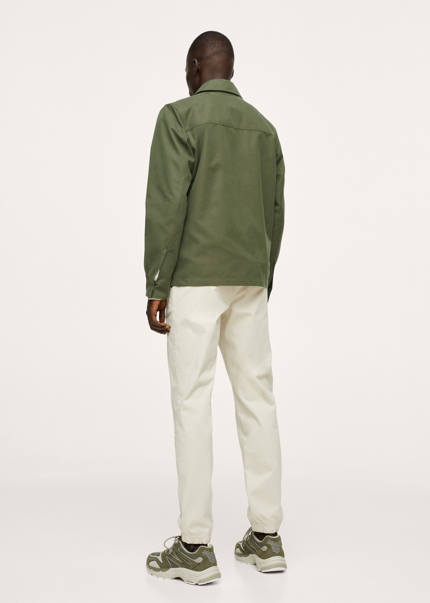 Chaqueta algodón impermeable - Reverso del artículo