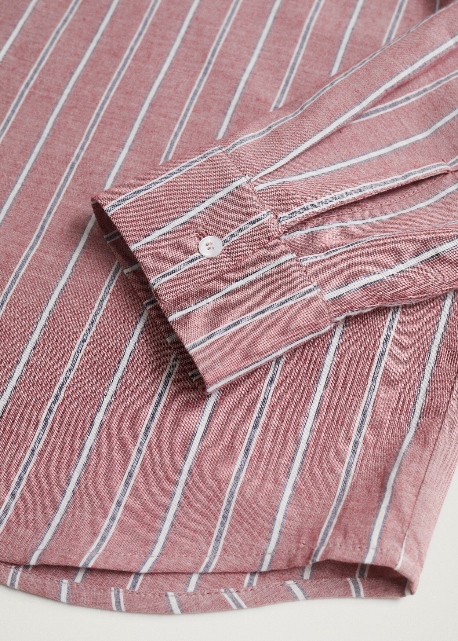 Camisa rayas tejido reciclado - Detalle del artículo 7