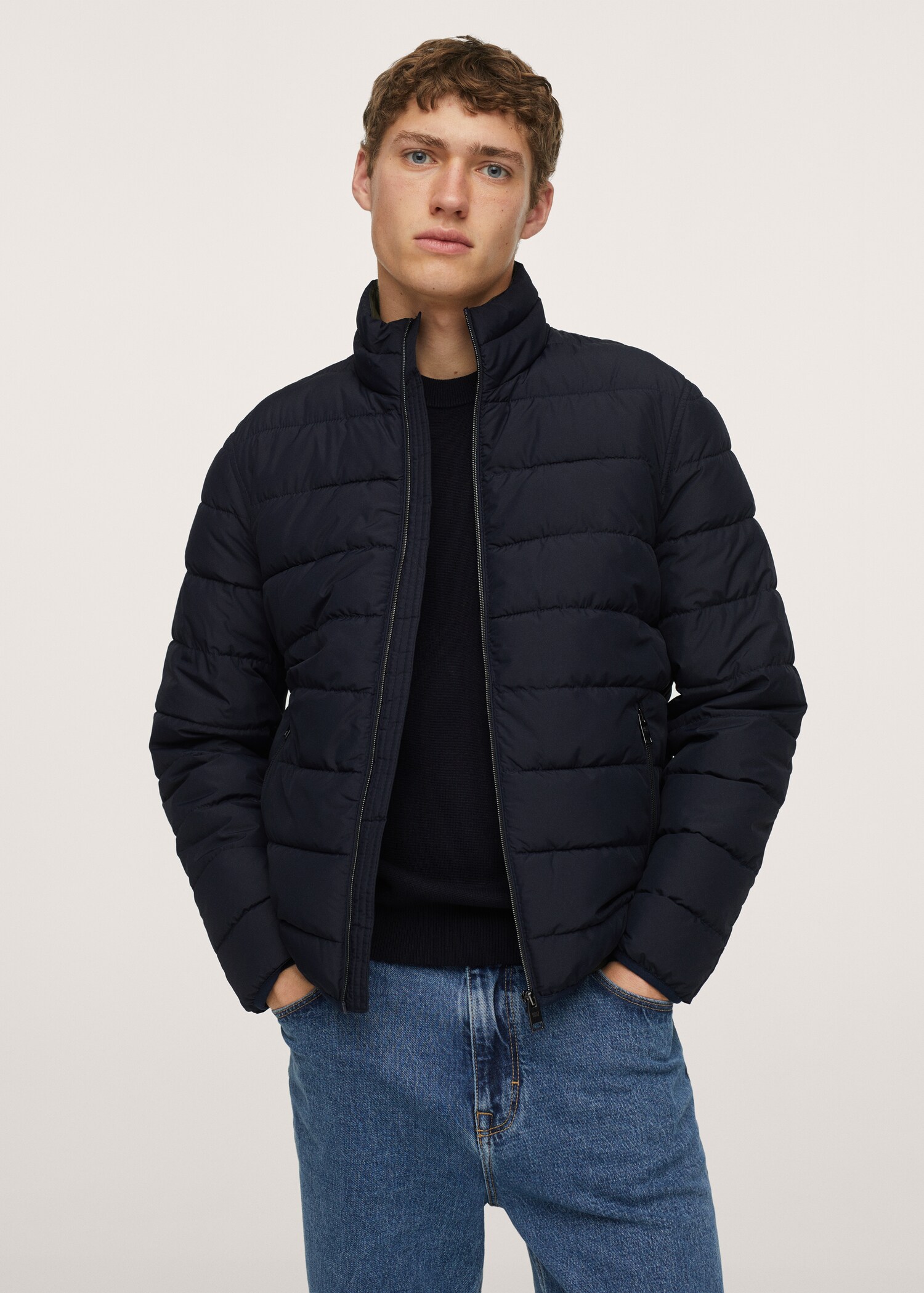 Chaqueta acolchada ultra ligera - Plano medio
