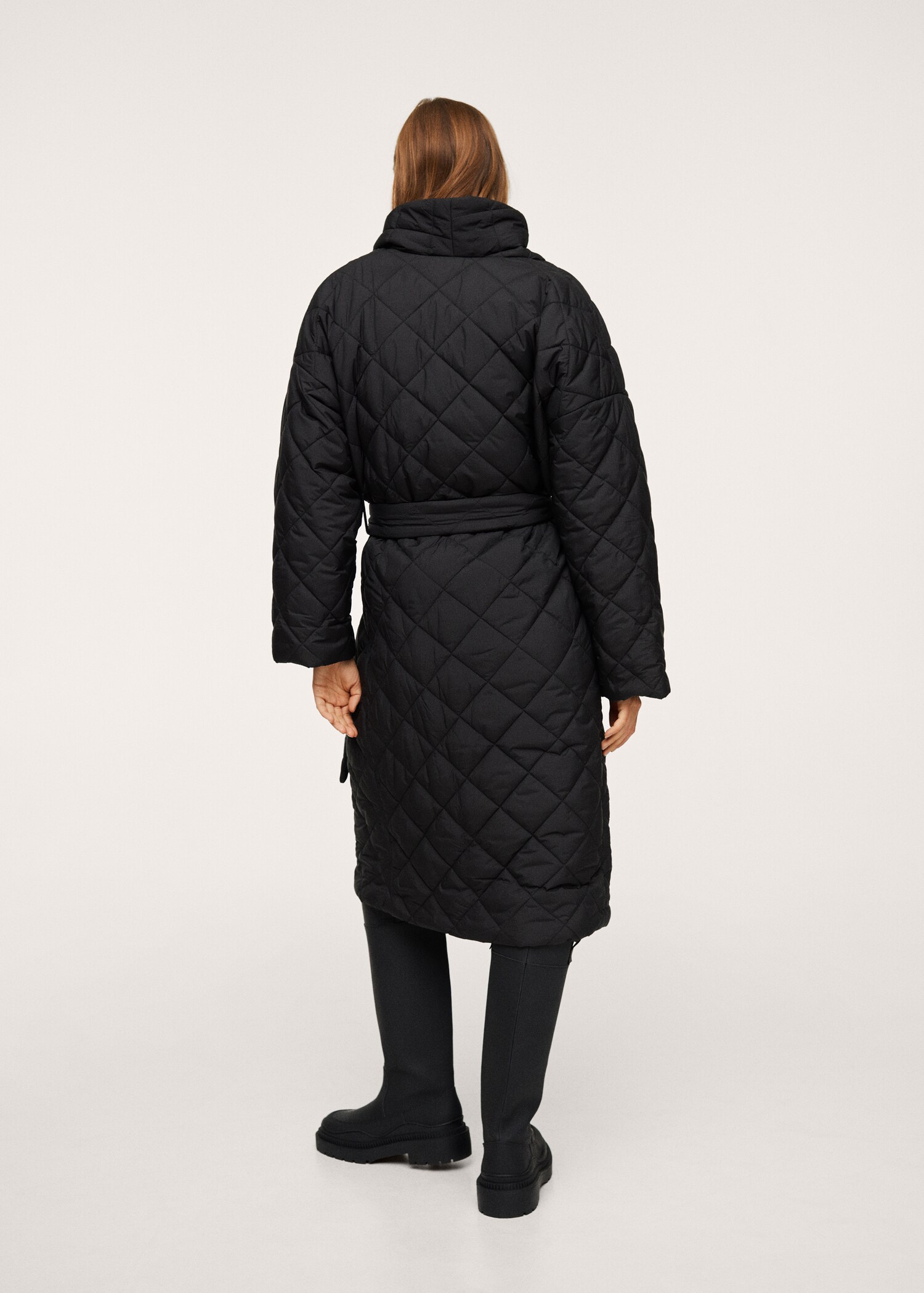 Prošívaný anorak oversize - Zadní strana zboží