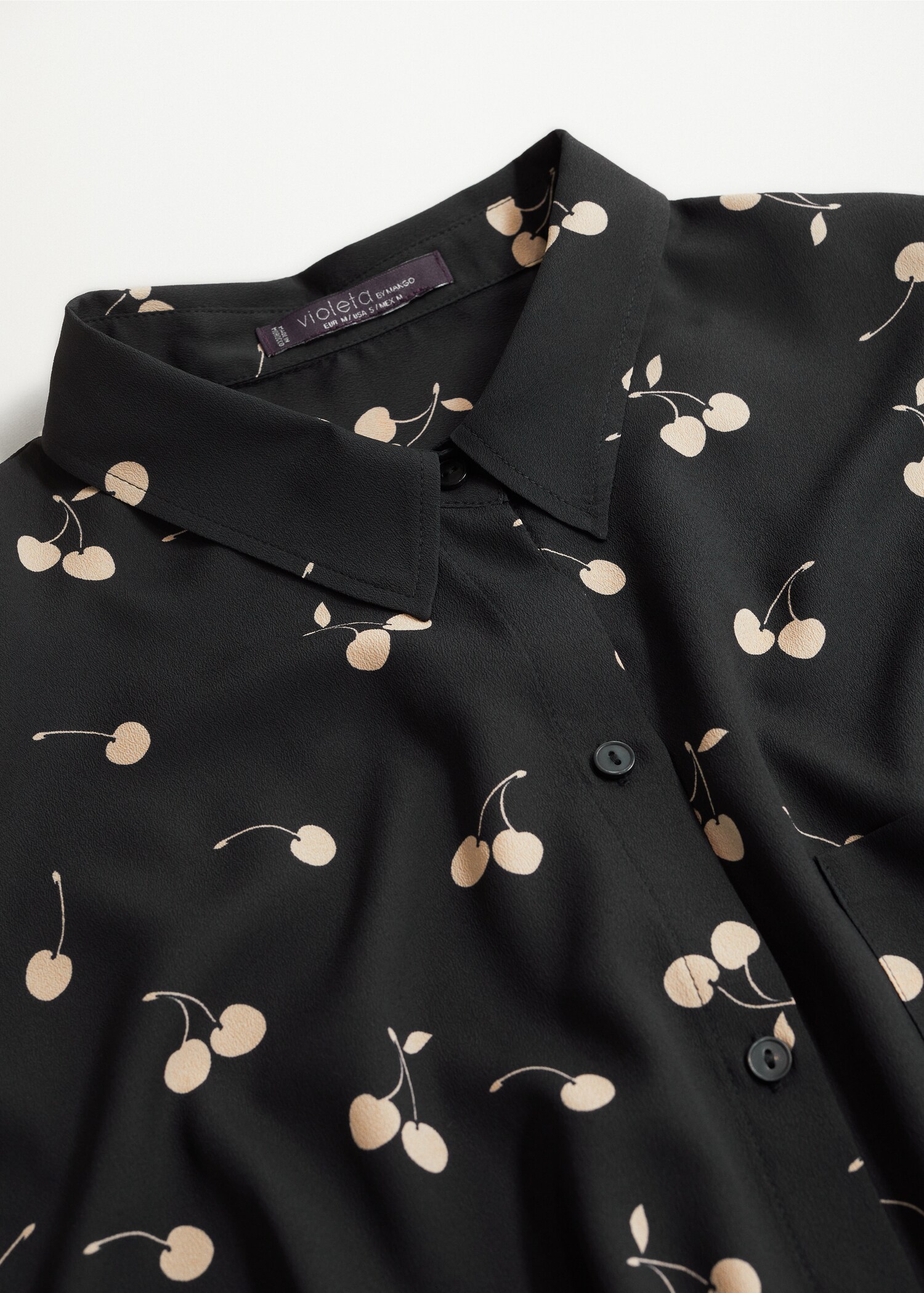 Blusa fluida estampada - Detalle del artículo 8