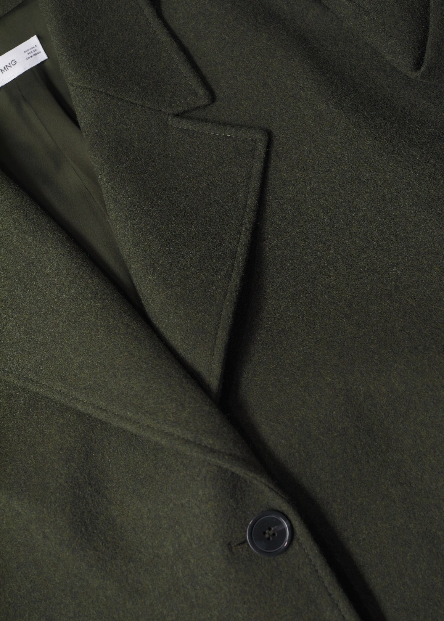 Lapels wool coat - Details of the article 8