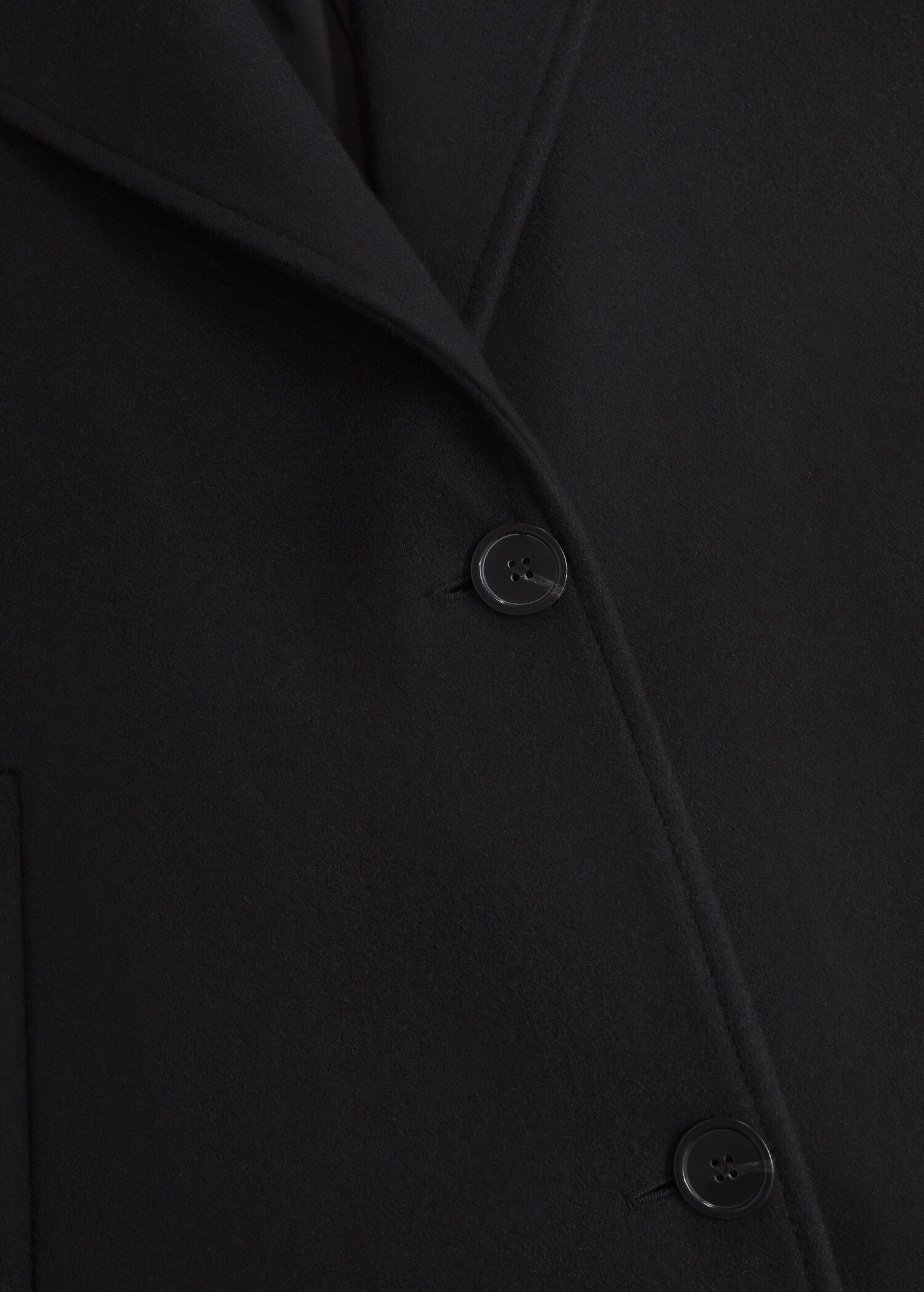 Vlněný kabát s klopami - Detail zboží 8