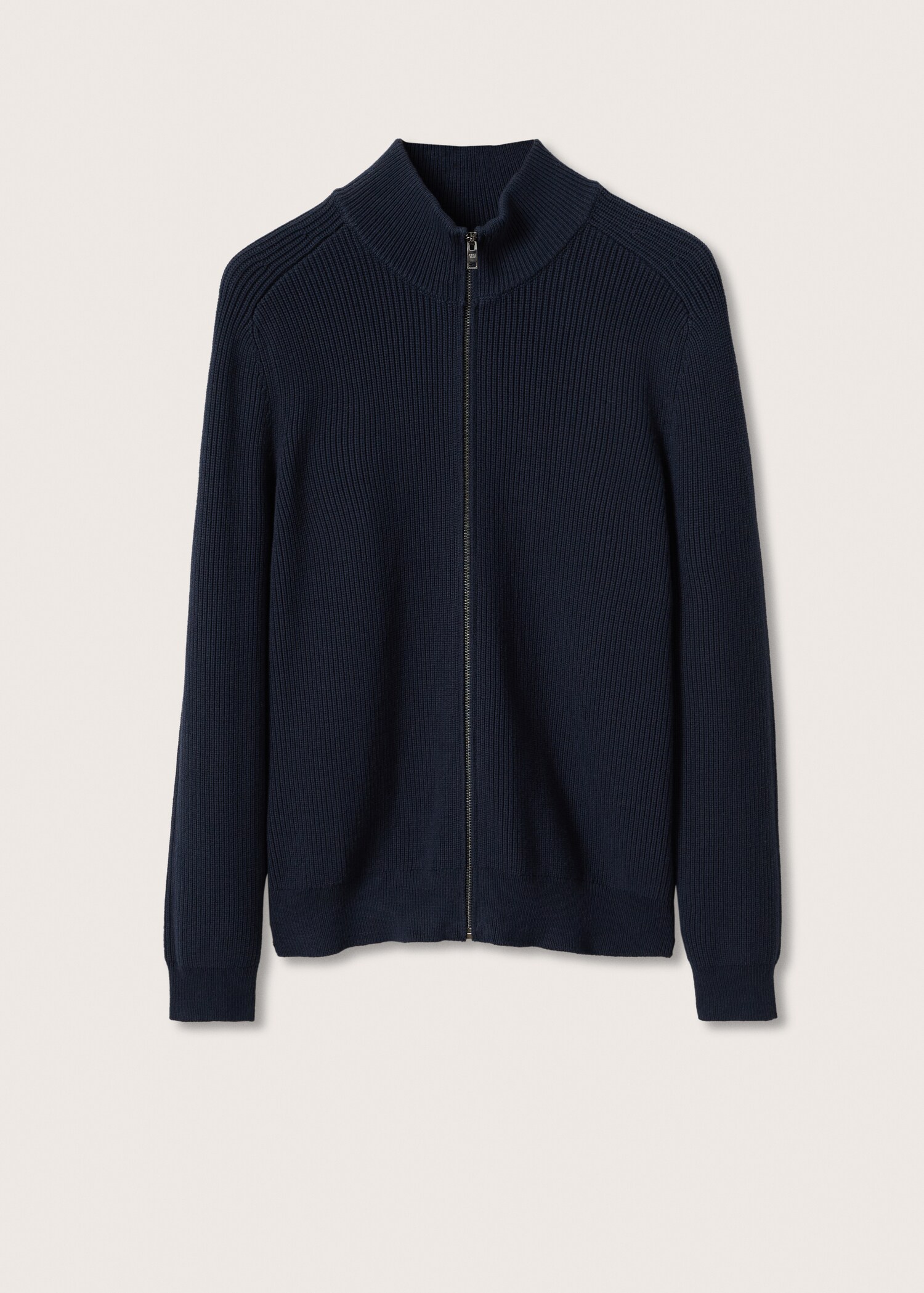 Kardigan se stojáčkem na zip - Zboží bez modelu