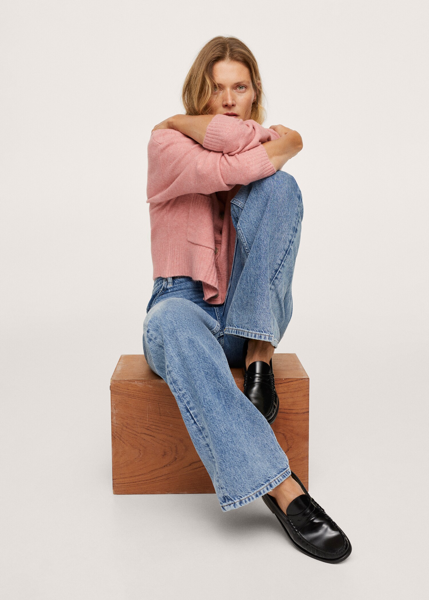 Pocket knit cardigan - Details of the article 2